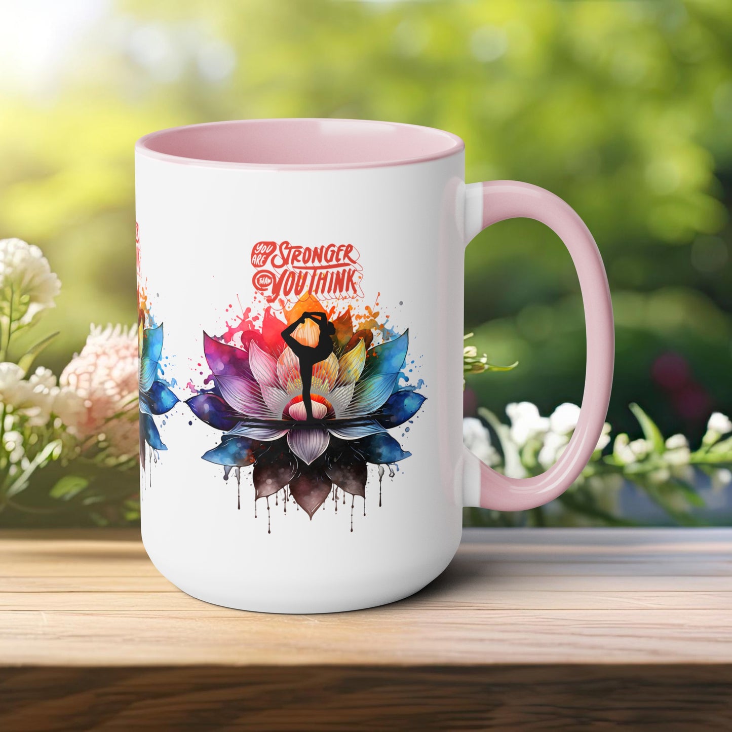 You Are stronger Then You Think Yoga Coffee Mug, Cute Yoga Coffee Mug, Yoga lovers Coffee Mug, Yoga Instructor Gift, Gift For Yoga lover, Gift For Yogi.