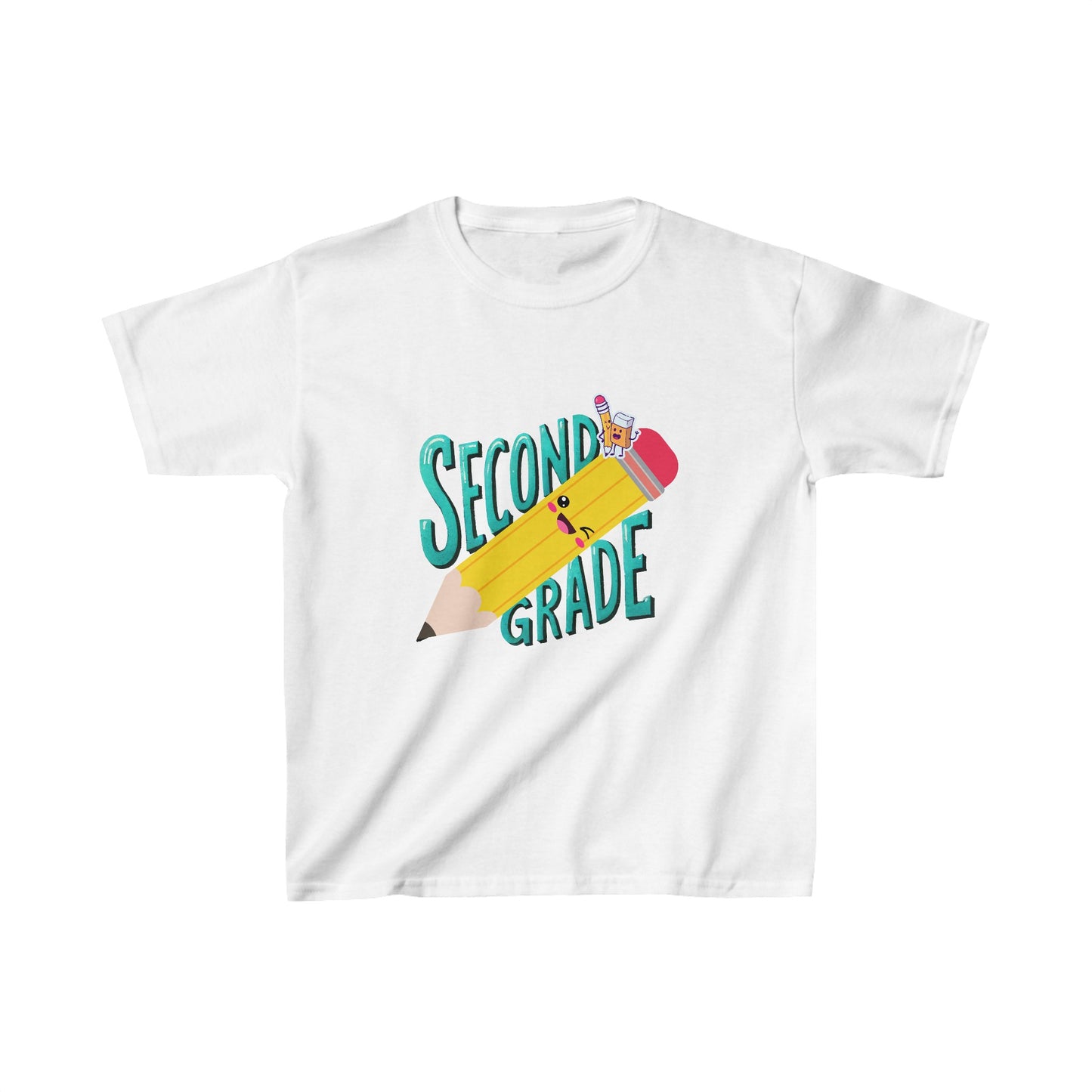 Second Grade Back To School Kids Heavy Cotton™ Tee, Back to school Kids Shirt, 1st Day Of School Shirt, Back To School Cotton T-Shirt.