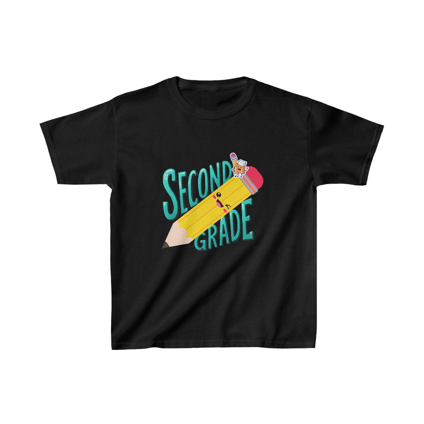 Second Grade Back To School Kids Heavy Cotton™ Tee, Back to school Kids Shirt, 1st Day Of School Shirt, Back To School Cotton T-Shirt.