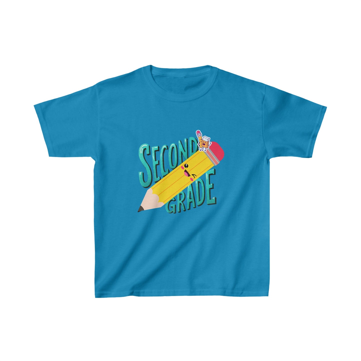Second Grade Back To School Kids Heavy Cotton™ Tee, Back to school Kids Shirt, 1st Day Of School Shirt, Back To School Cotton T-Shirt.