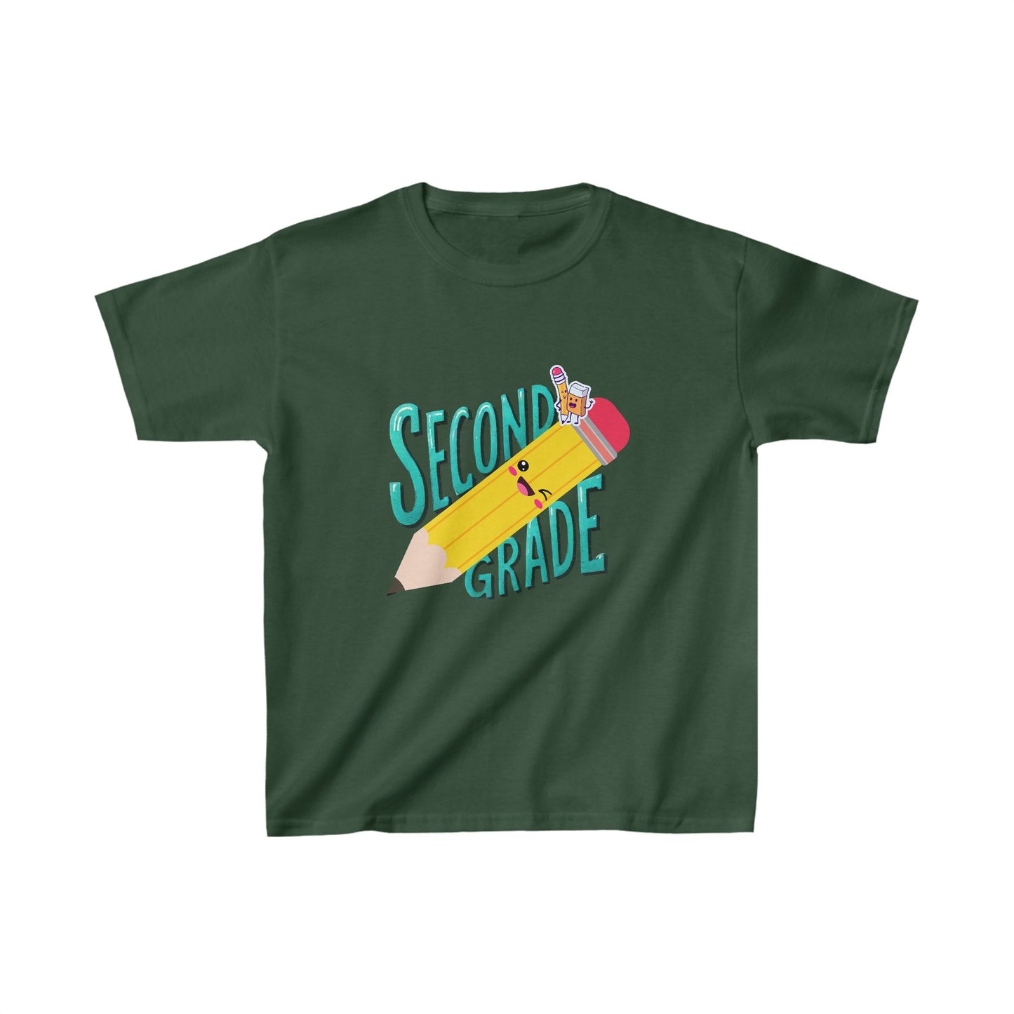 Second Grade Back To School Kids Heavy Cotton™ Tee, Back to school Kids Shirt, 1st Day Of School Shirt, Back To School Cotton T-Shirt.