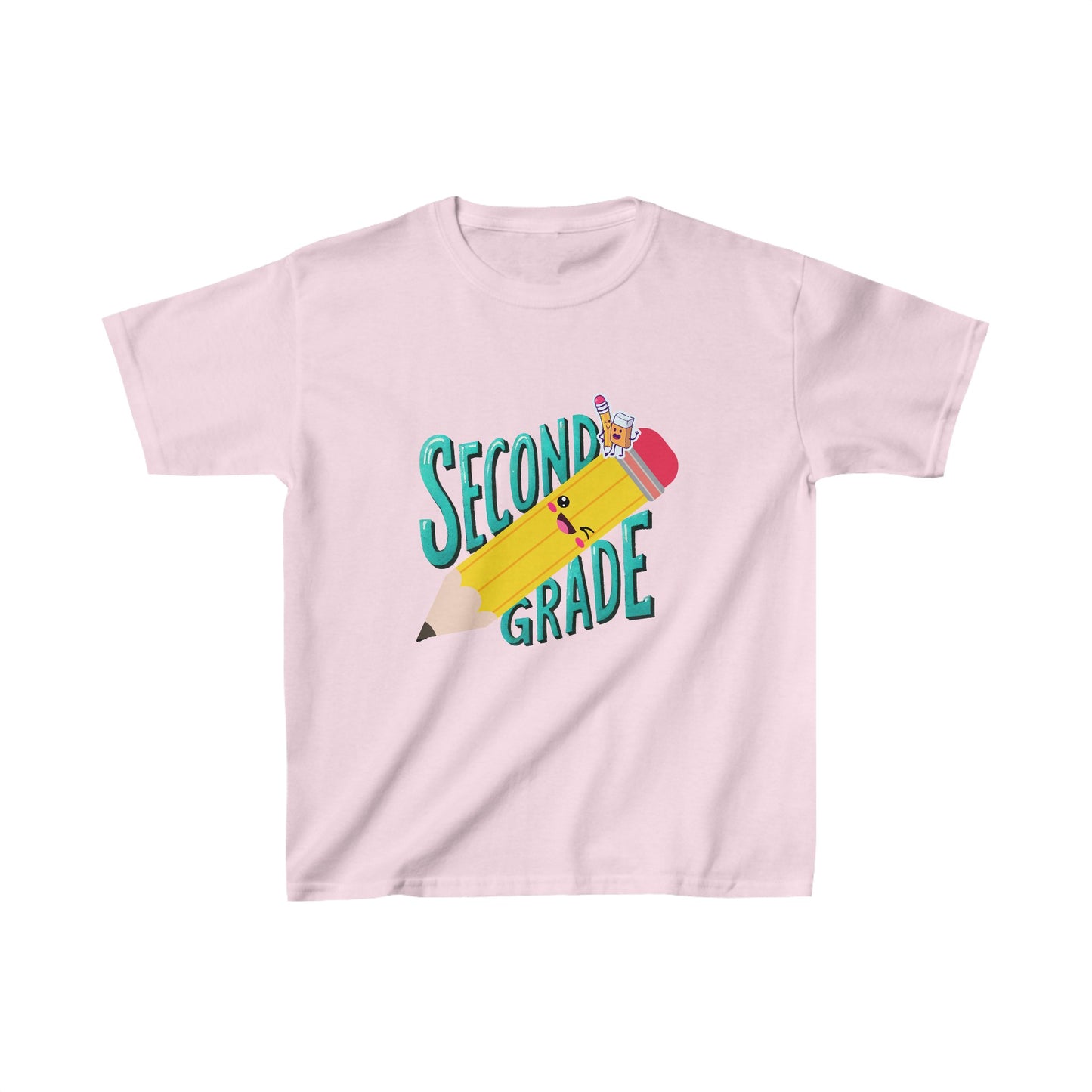 Second Grade Back To School Kids Heavy Cotton™ Tee, Back to school Kids Shirt, 1st Day Of School Shirt, Back To School Cotton T-Shirt.