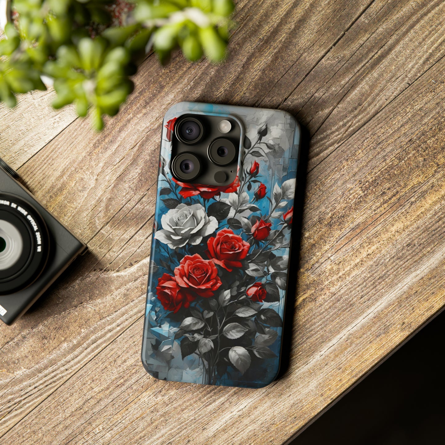 Vintage Floral painting iPhone 15 Phone Cases.