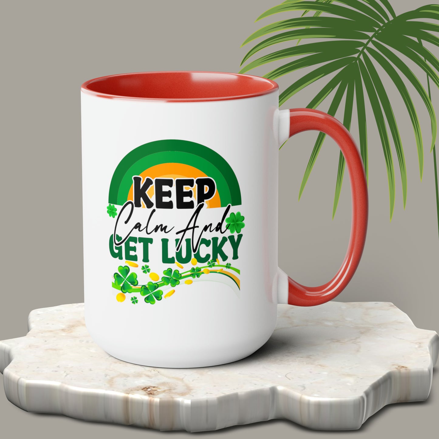 St Patrick's Day two-Tone Coffee Mugs, 15oz