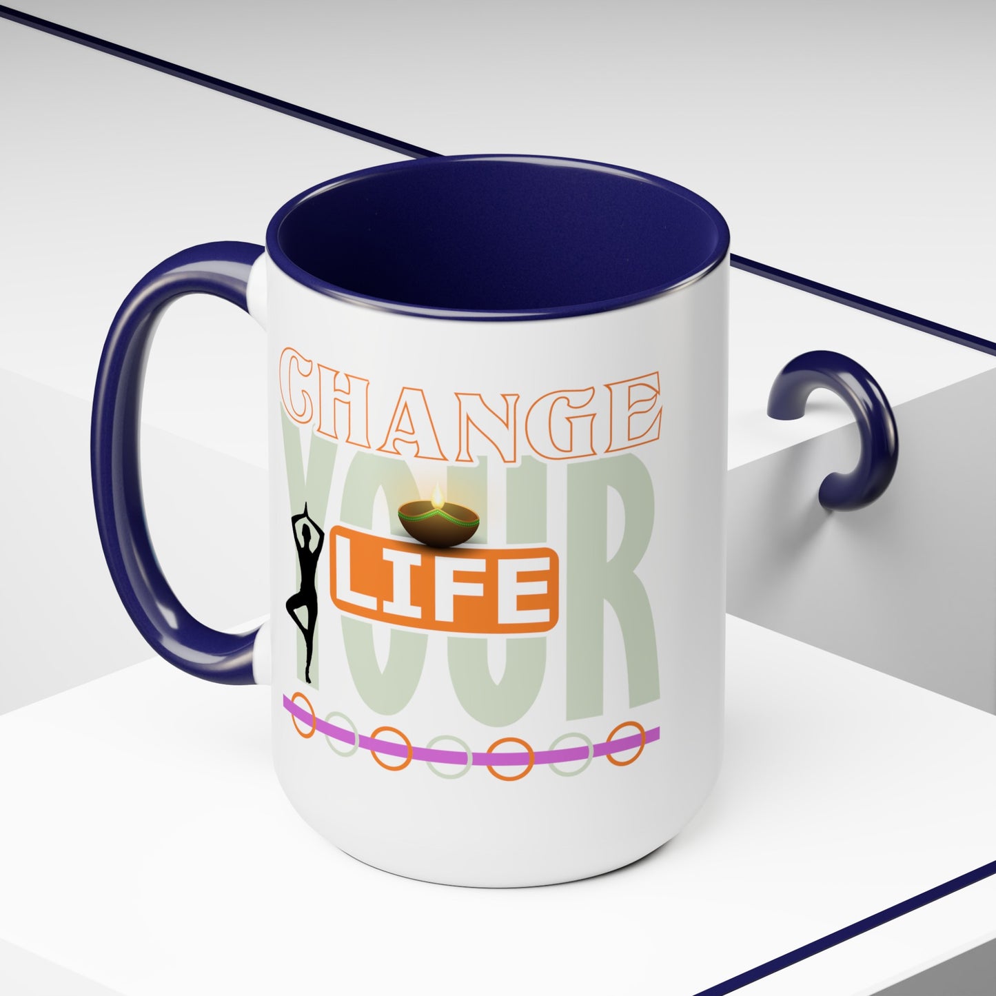 Change your Life Yoga Coffee Mug, Cute Yoga Coffee Mug, Yoga lovers Coffee Mug, Yoga Instructor Gift, Gift For Yoga lover, Gift For Yogi.