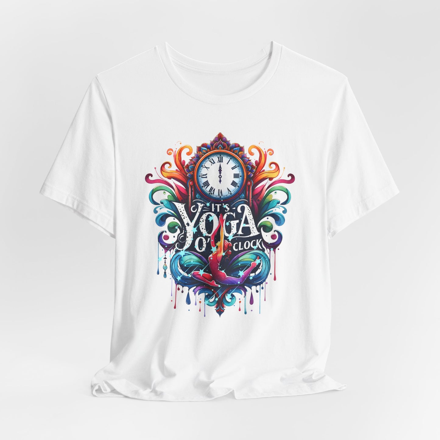 It's Yoga O'clock Yoga T-Shirt, Cute Yoga workout Shirt, Yoga lovers T-shirt, Yoga Instructor Gift, Gym shirt, Gift For Yoga lover, Gift For Yogi.