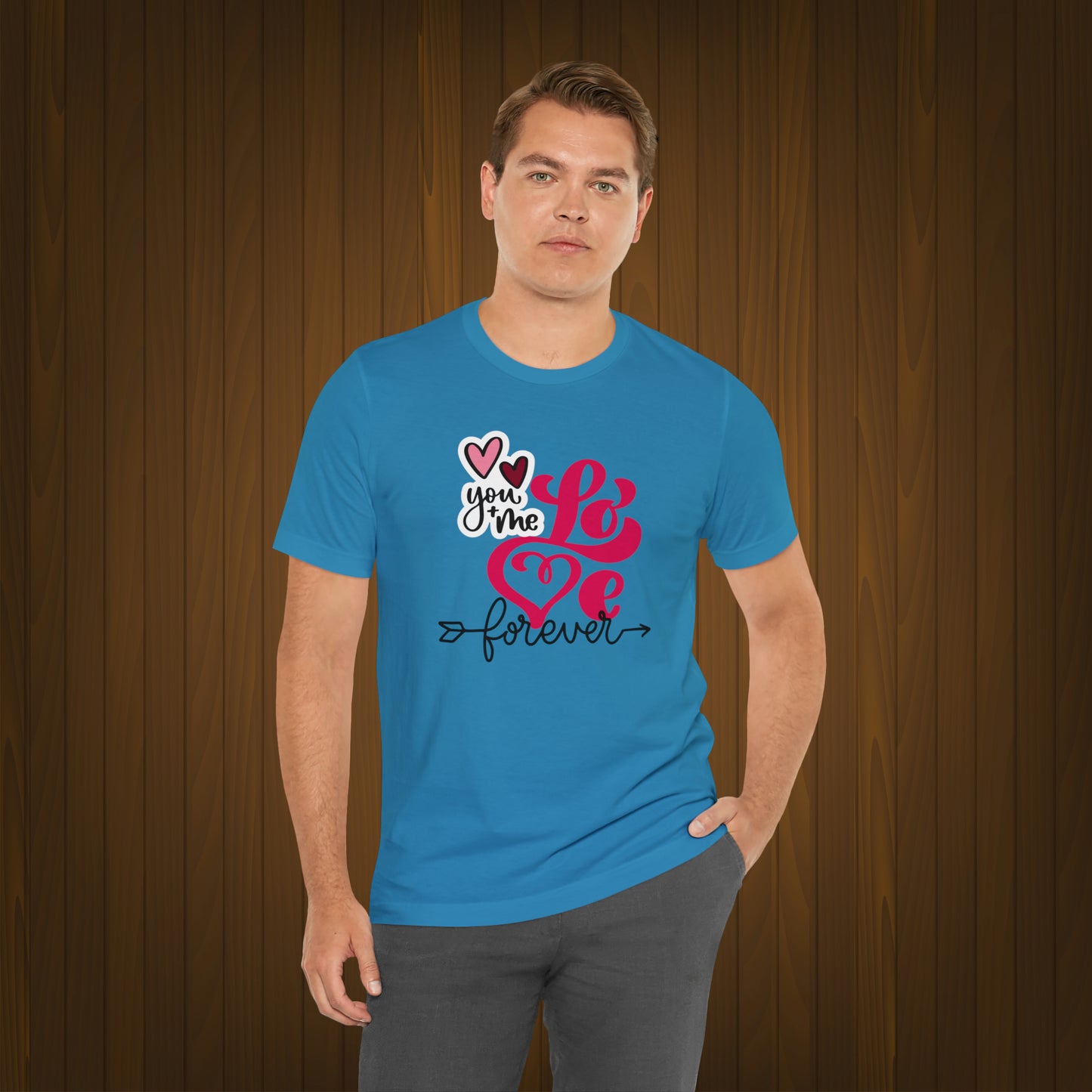 Happy valentines day Unisex Jersey Short Sleeve Tee