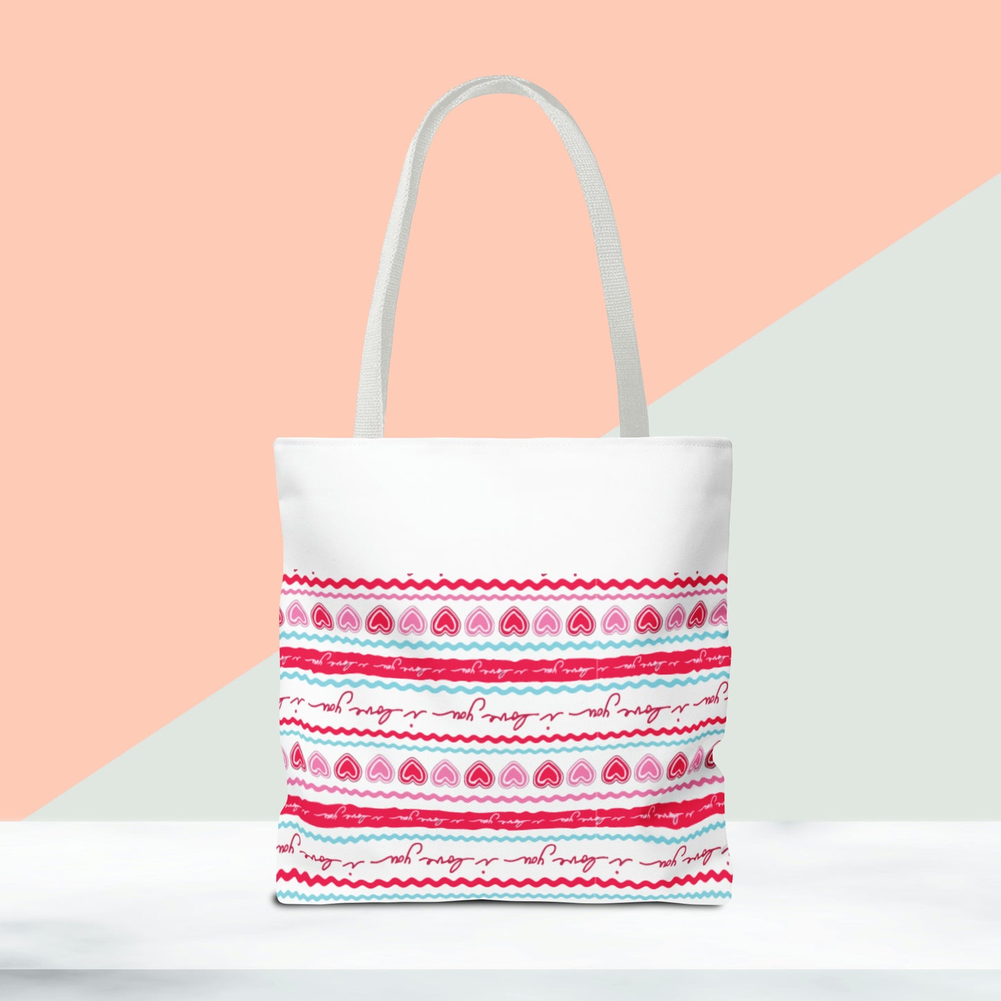 Happy Valentines Day Tote Bag
