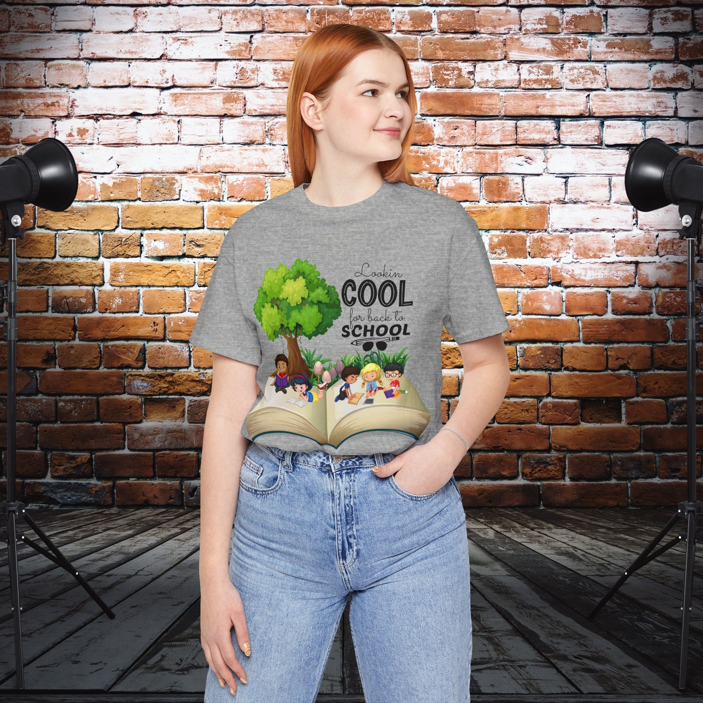 Looking Cool For BackTo School T-Shirt, Hello Teacher T-Shirt, Back To School T-Shirt, Teach Love Inspire Teacher Shirt, Teacher Back To school unisex jersey short sleeve.First Day Vibes T-Shirt.