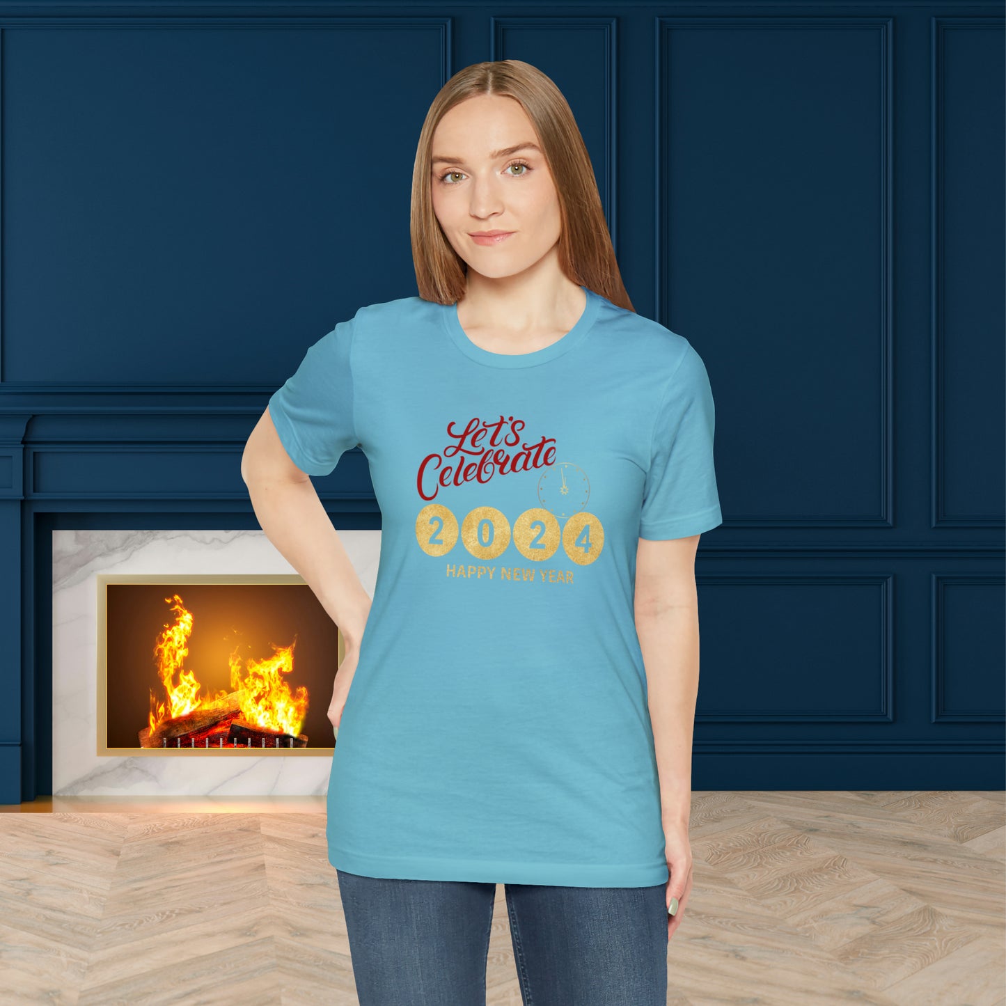 Happy New Year Unisex Jersey Short Sleeve Tee