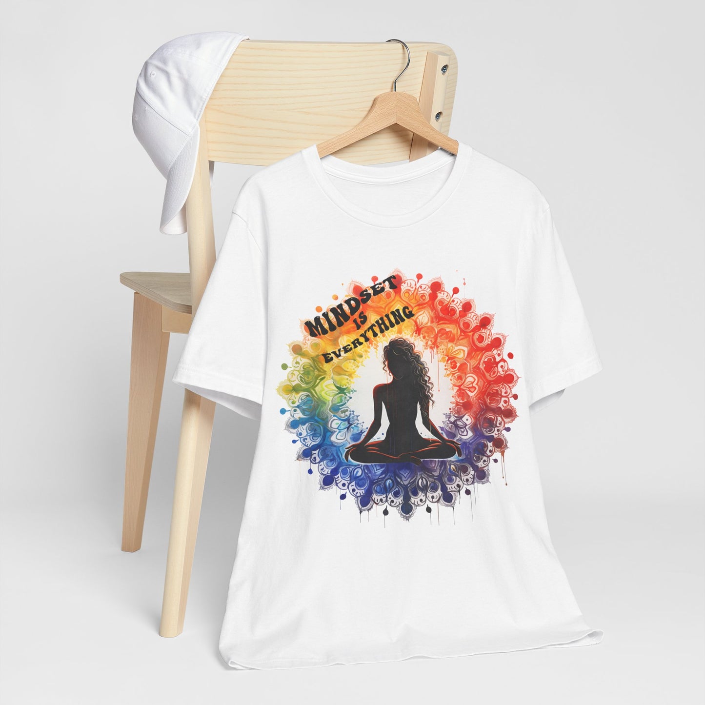 Mindset Is Everything Yoga T-Shirt, Cute Yoga workout Shirt, Yoga lovers T-shirt, Yoga Instructor Gift, Gym shirt, Gift For Yoga lover, Gift For Yogi.