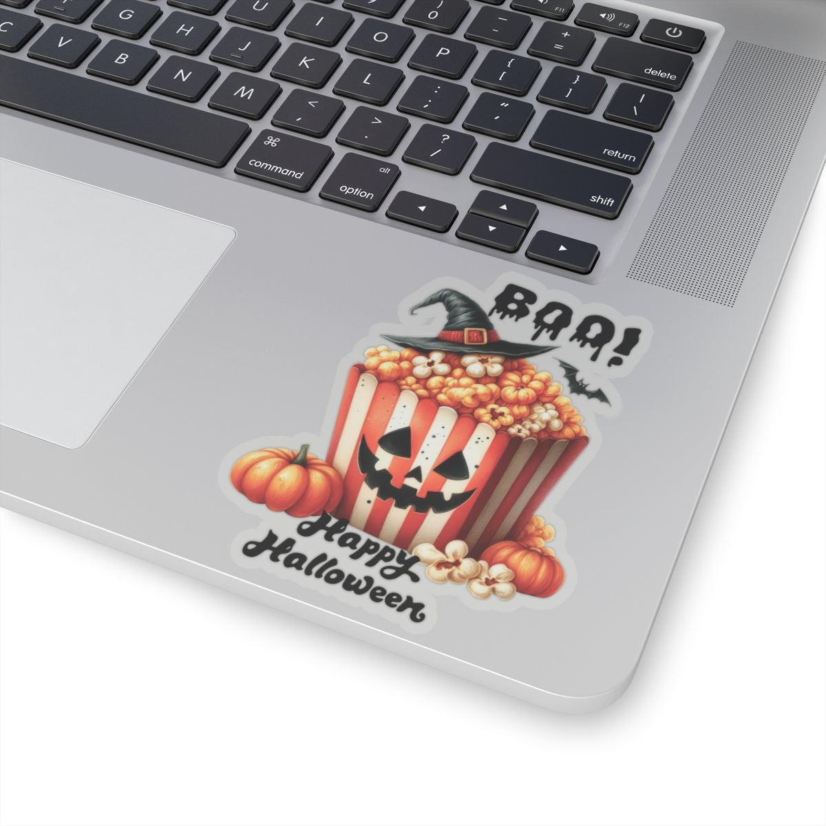 Boo Happy Halloween Kiss-Cut Stickers, Happy Halloween Kiss-Cut Stickers, Spooky Season Kiss-Cut Stickers, Trick Or Treat Halloween Kiss-Cut Stickers.