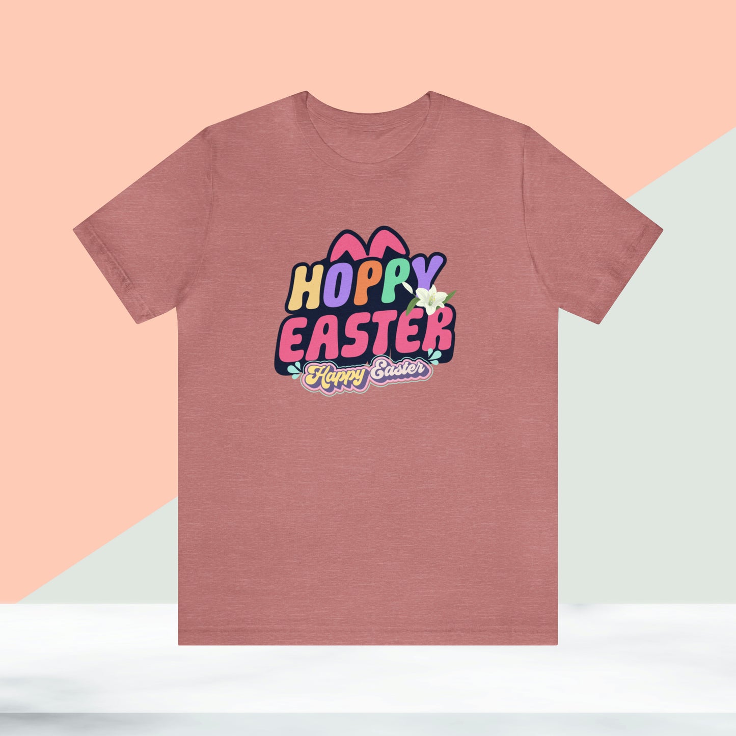 Happy Easter Unisex Jersey Short Sleeve Tee