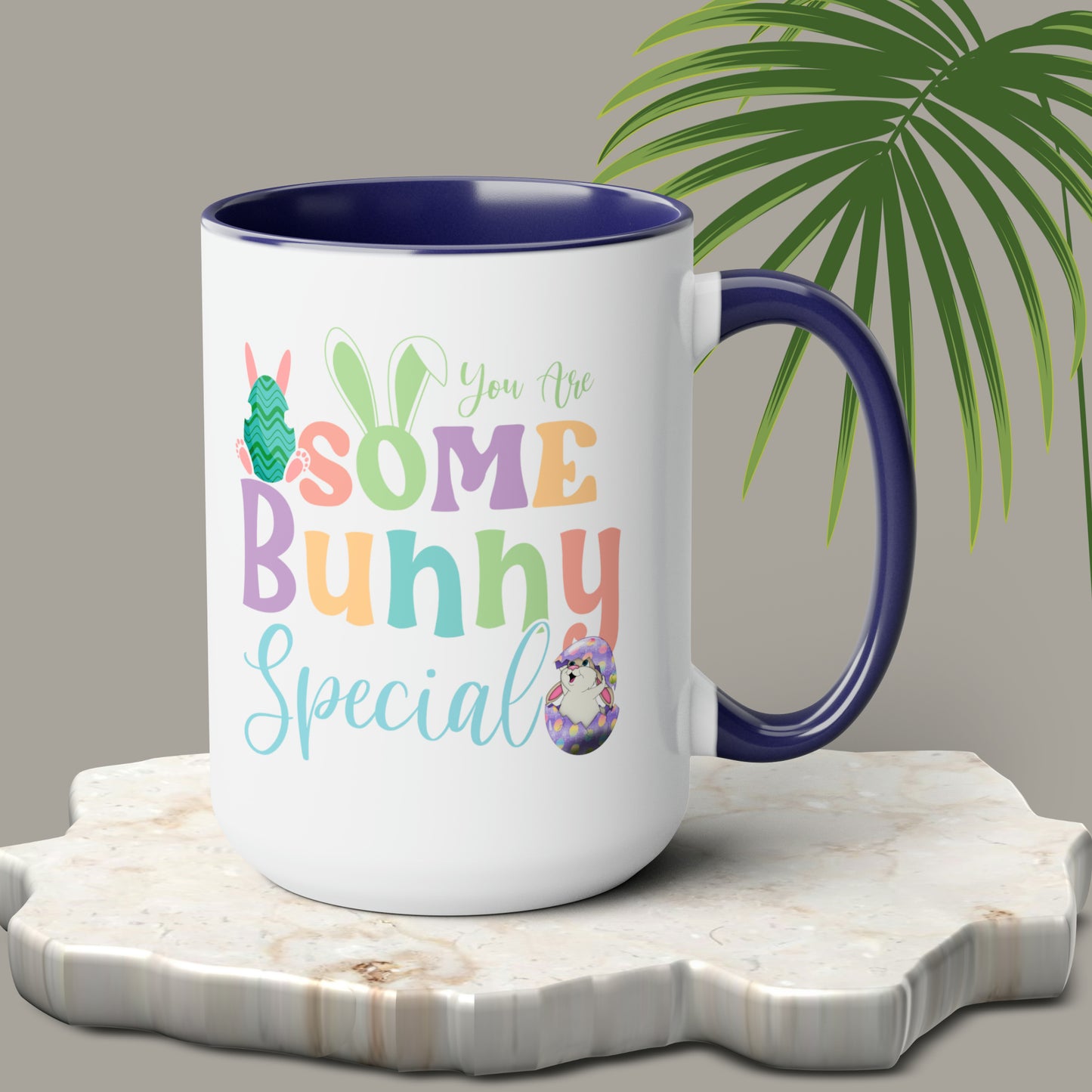 Some Bunny Special Two-Tone Coffee Mugs, 15oz