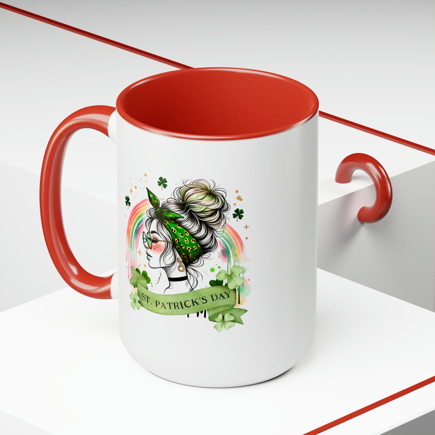 St Patrick's Day two-Tone Coffee Mugs, 15oz