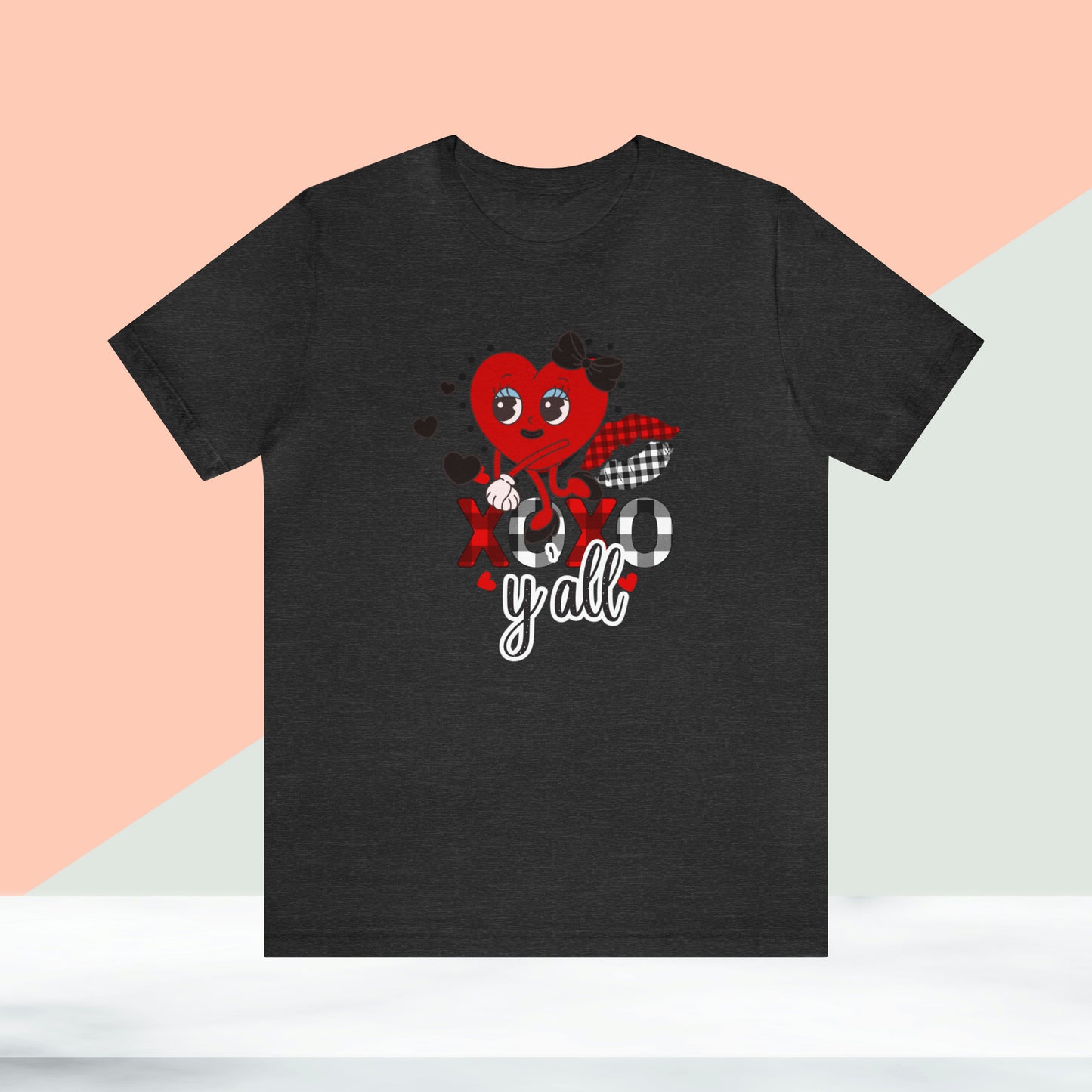 Happy valentines day Unisex Jersey Short Sleeve Tee