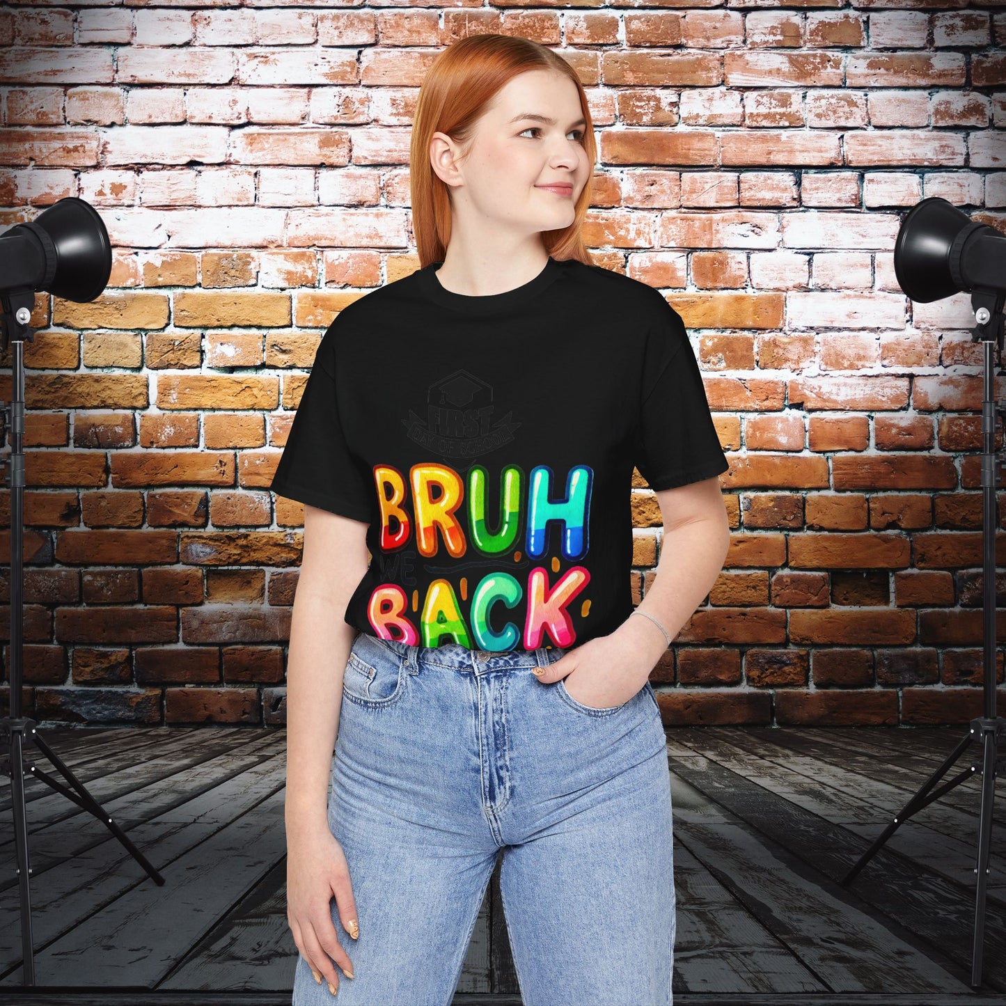 Bruh We Back Teacher T-Shirt, Looking Cool For BackTo School T-Shirt, Hello Teacher T-Shirt, Back To School T-Shirt, Teach Love Inspire Teacher Shirt, Teacher Back To school unisex jersey short sleeve.First Day Vibes T-Shirt.