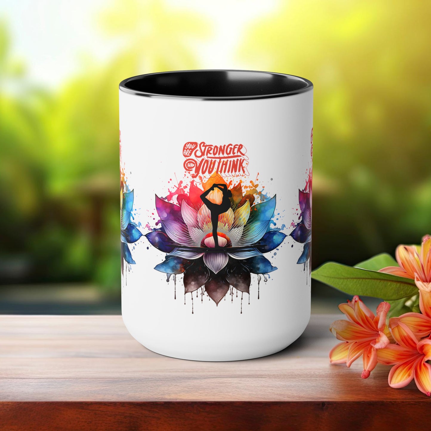You Are stronger Then You Think Yoga Coffee Mug, Cute Yoga Coffee Mug, Yoga lovers Coffee Mug, Yoga Instructor Gift, Gift For Yoga lover, Gift For Yogi.