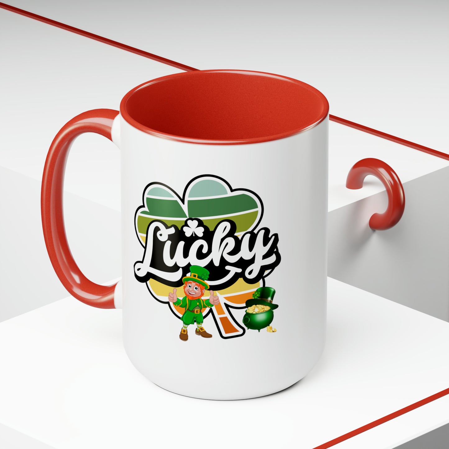 St Patrick's Day two-Tone Coffee Mugs, 15oz