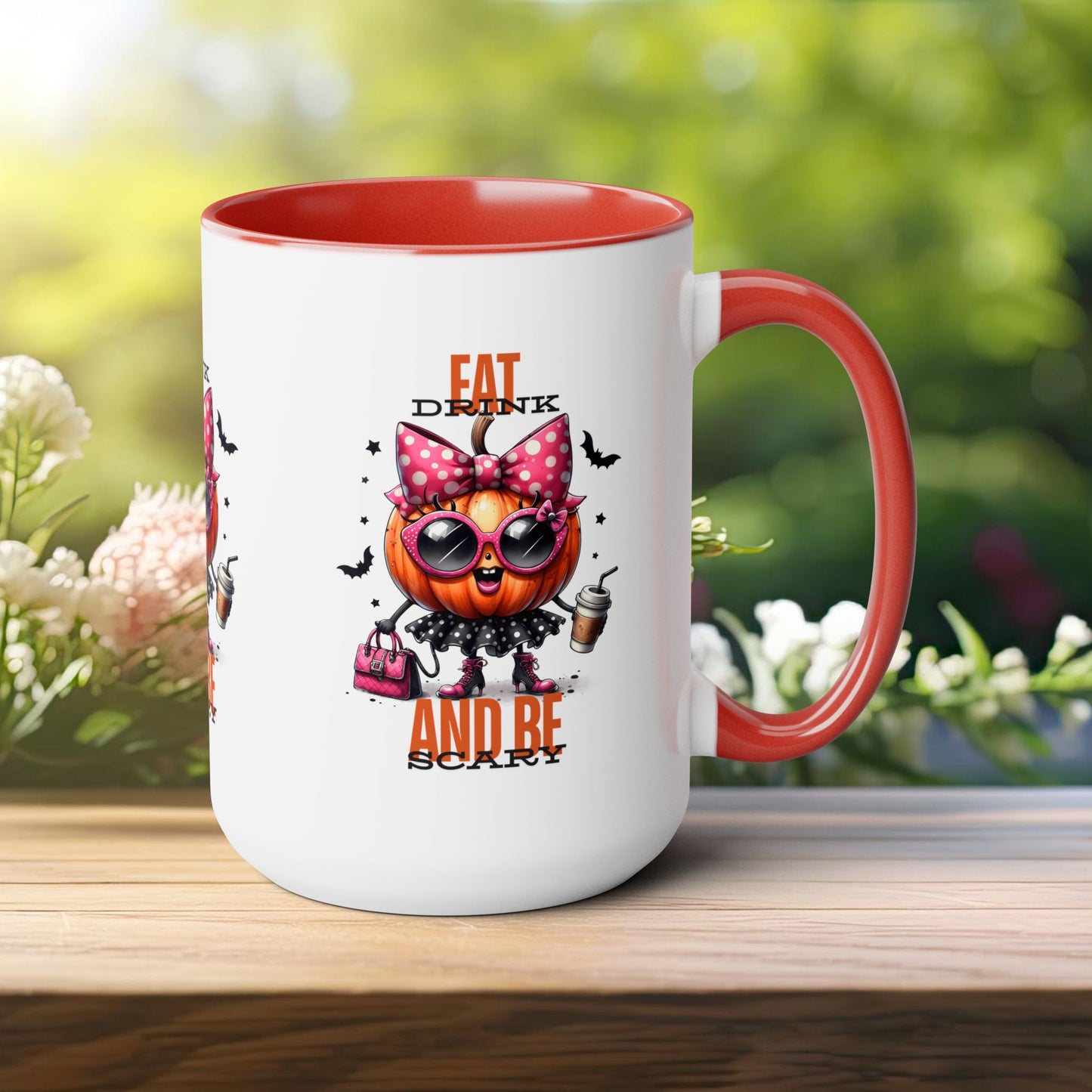 Eat Drink And Be Scary Halloween Coffee Mug, Let's Go Halloween Coffee Mug, Trick or Treat Halloween Coffee Mug, Cute Skeleton Coffee Mug, Spooky Season Halloween Coffee Mug.