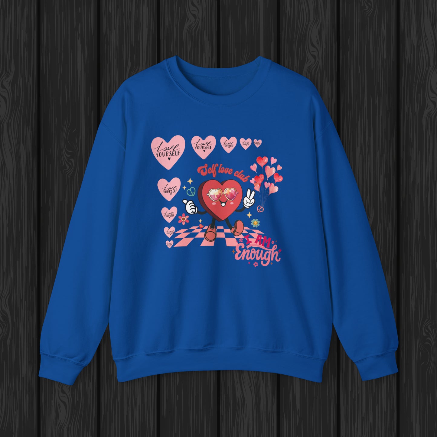 Happy valentines day Unisex Heavy Blend™ Crewneck Sweatshirt