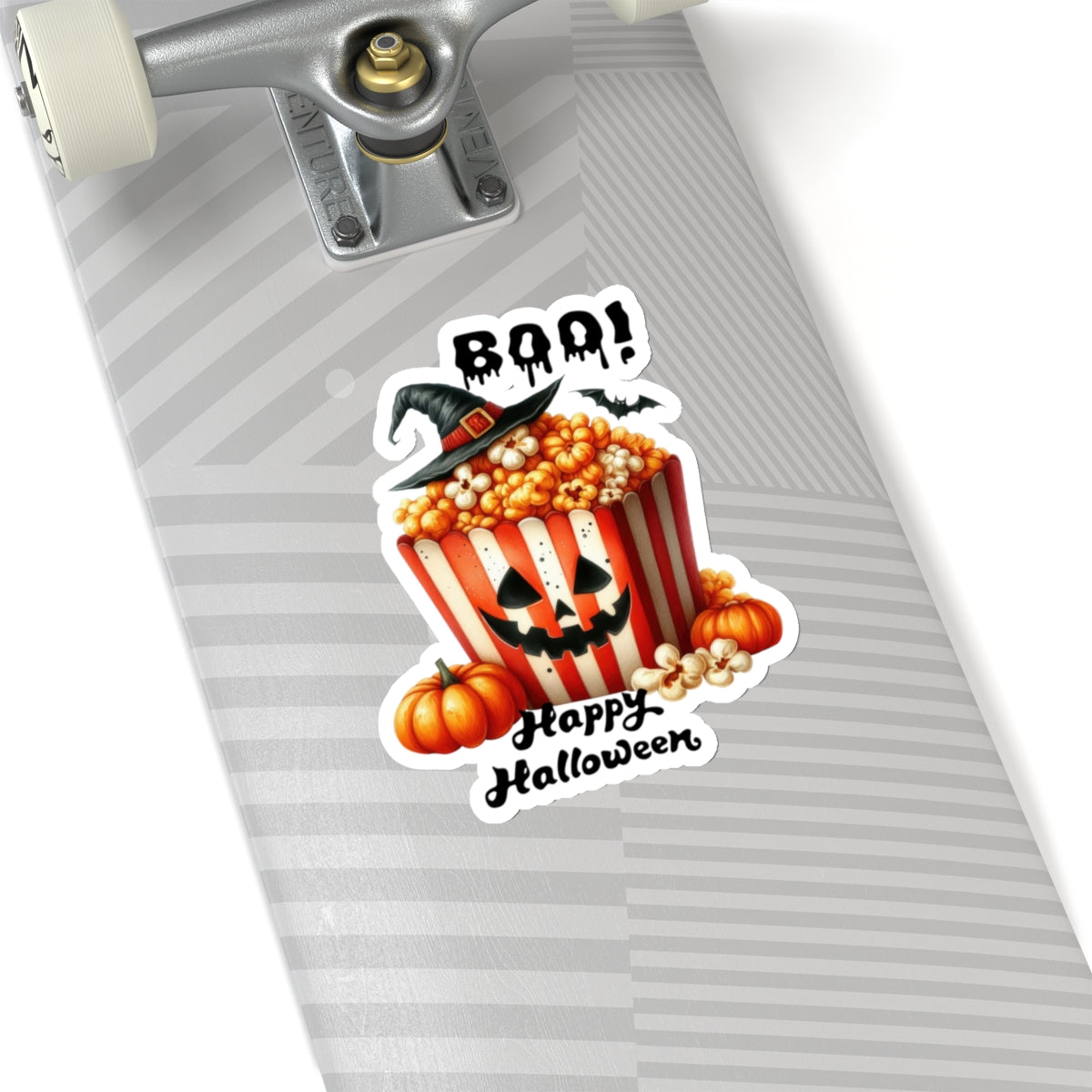 Boo Happy Halloween Kiss-Cut Stickers, Happy Halloween Kiss-Cut Stickers, Spooky Season Kiss-Cut Stickers, Trick Or Treat Halloween Kiss-Cut Stickers.