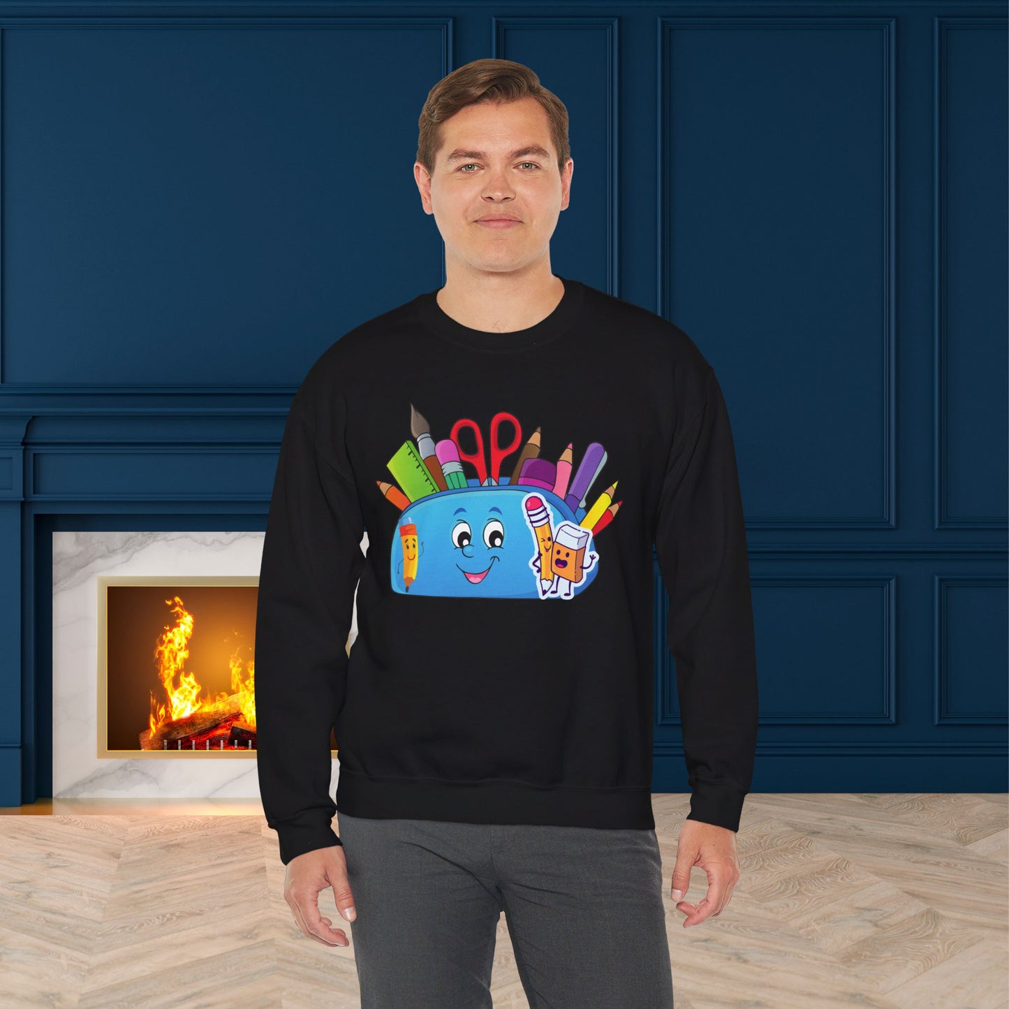 We Love Teachers Sweatshirt, Back To school unisex heavy blend crewneck sweatshirt, Teacher Back To school Sweatshirt. First Day Vibes Sweatshirt.