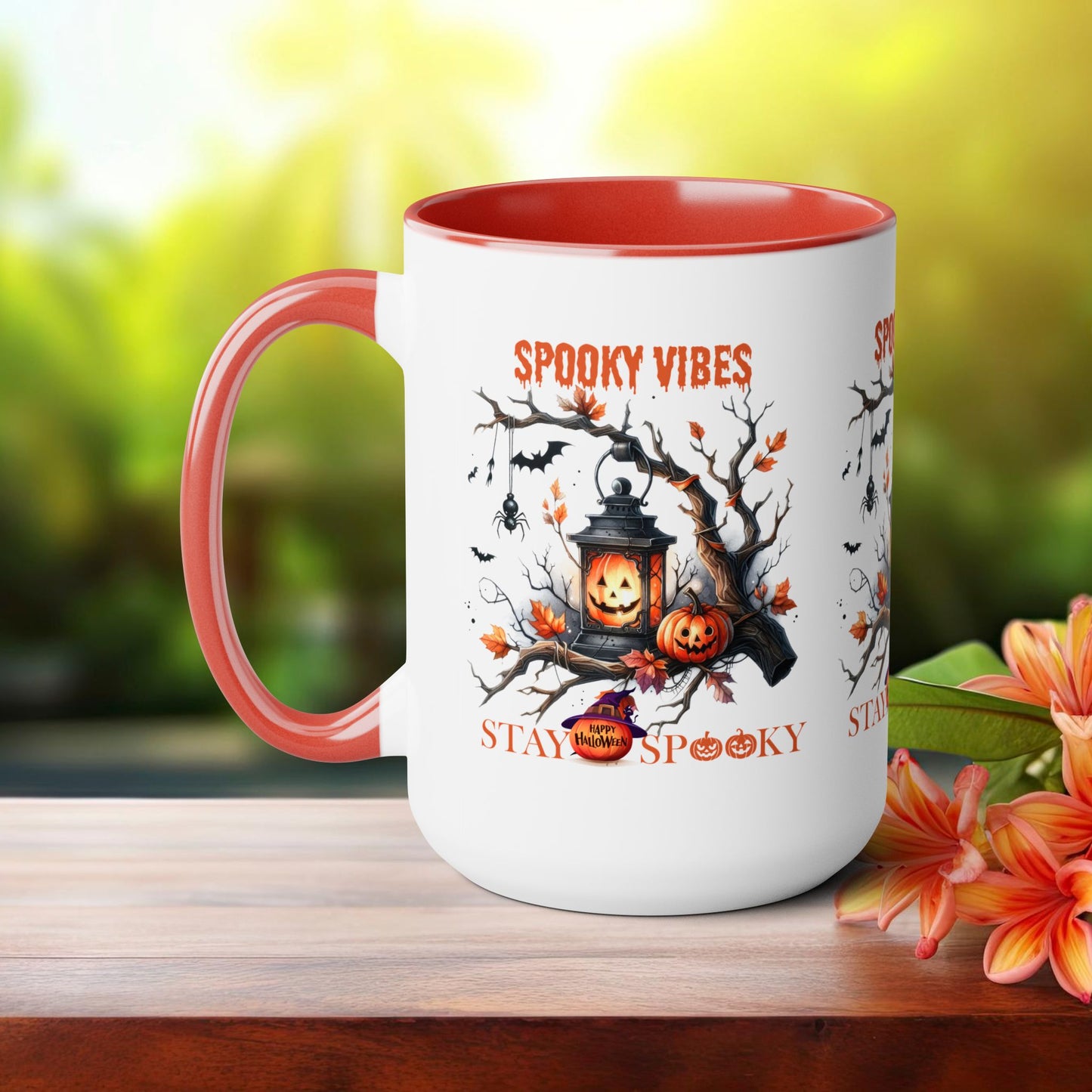 Spooky Vibes Halloween Coffee Mug, Stay Spooky Halloween Coffee Mug, Trick or Treat Halloween Coffee Mug, Cute Skeleton Coffee Mug, Spooky Season Halloween Coffee Mug.