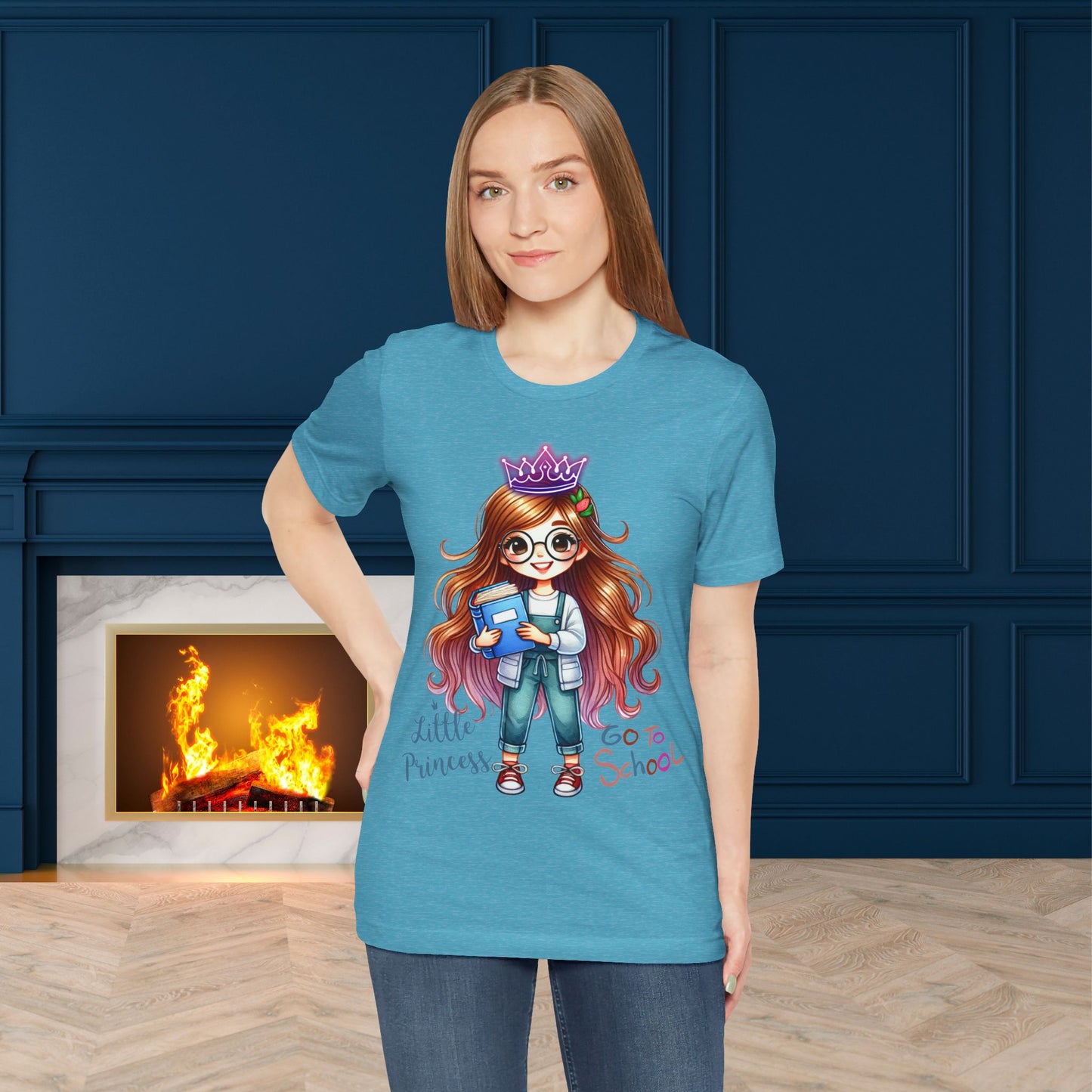 Little Princess T-Shirt, Teach Love Inspire Teacher Shirt, Teacher Back To school unisex jersey short sleeve.First Day Vibes T-Shirt.