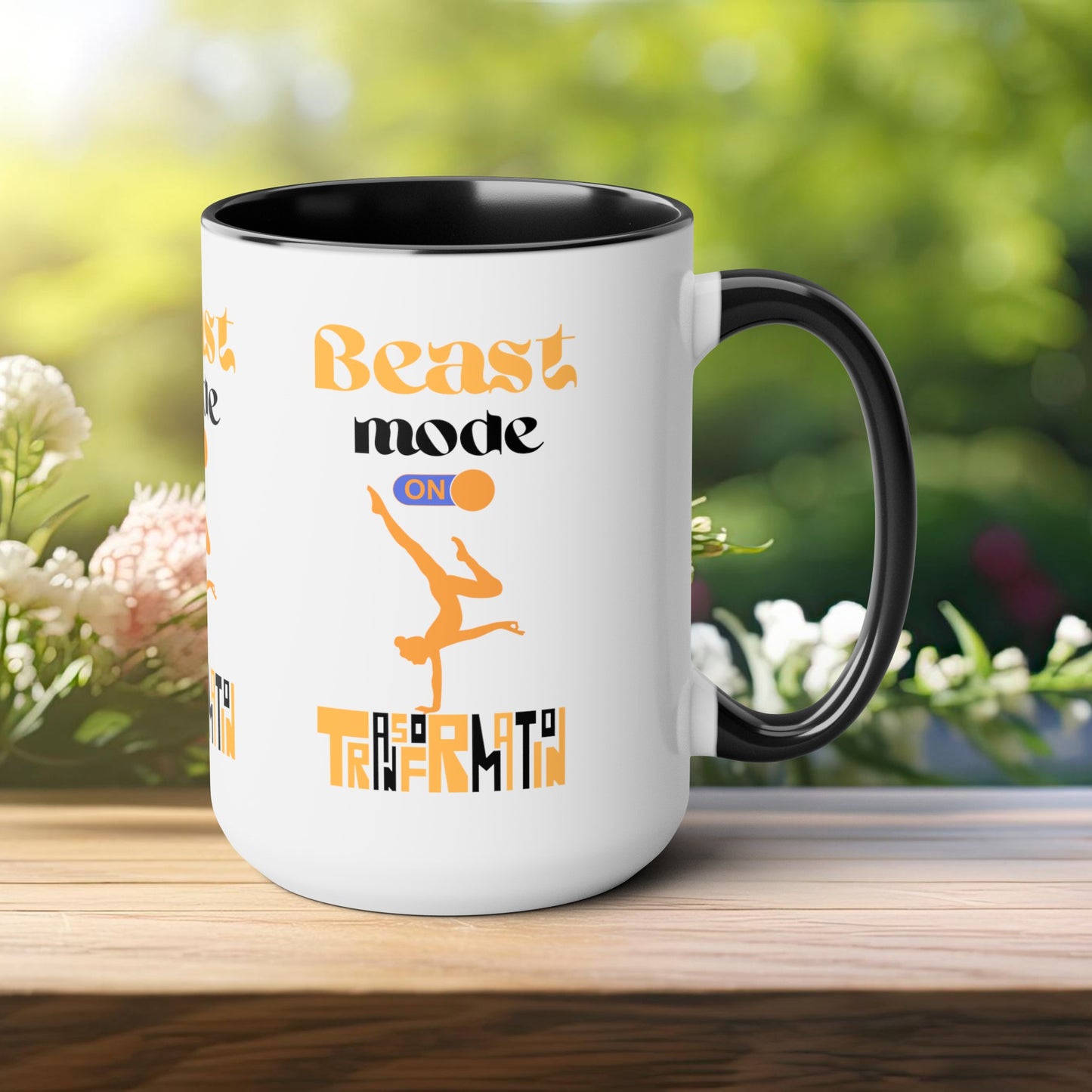 Beast Mode On Yoga Coffee Mug, Cute Yoga Coffee Mug, Yoga lovers Coffee Mug, Yoga Instructor Gift, Gift For Yoga lover, Gift For Yogi.