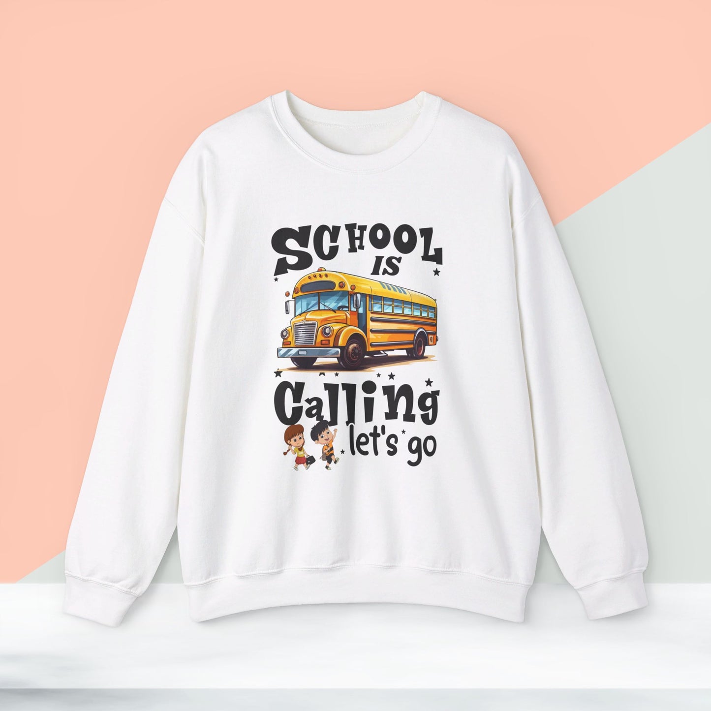 Back To school unisex heavy blend crewneck sweatshirt, We Love Teachers Sweatshirt,Teacher Back To school Sweatshirt. First Day Vibes Sweatshirt.