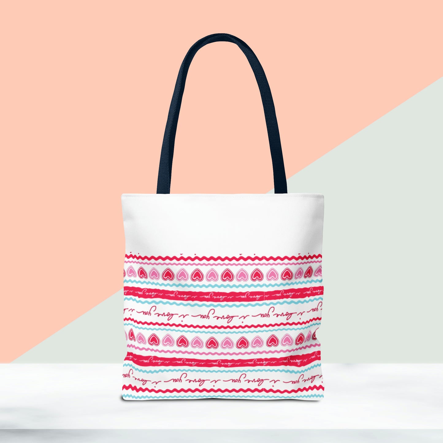 Happy Valentines Day Tote Bag