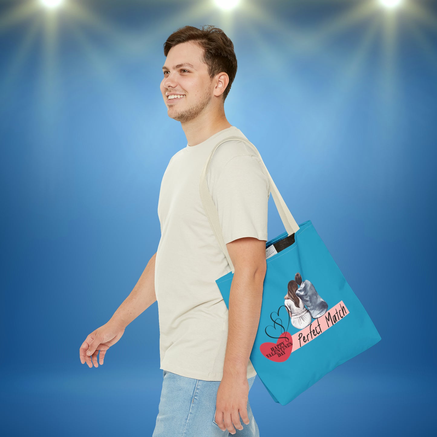 Happy Valentines Day Tote Bag