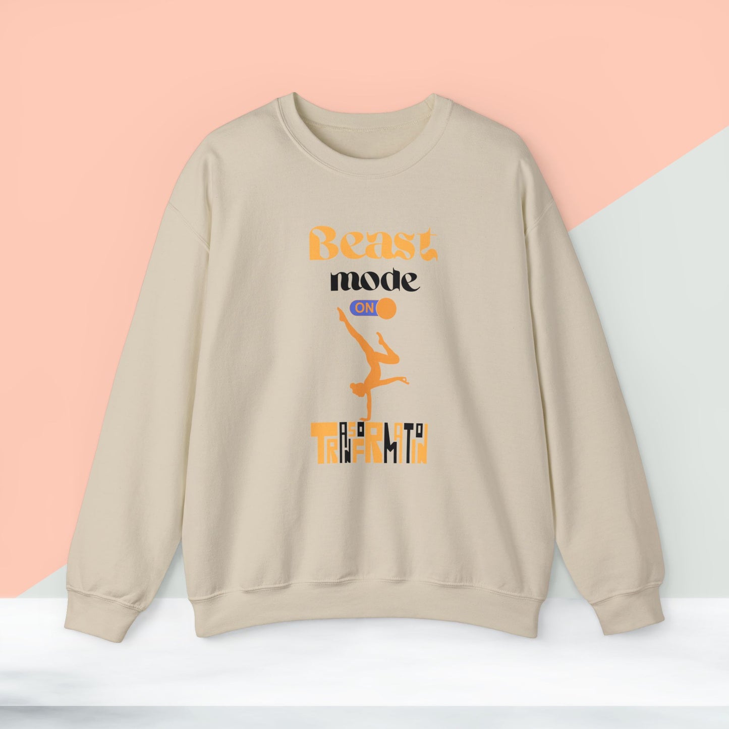 Beast Mode On Yoga unisex heavy blend crewneck sweatshirt,Yoga workout Sweatshirt,Yoga lovers Sweatshirt, Yoga Instructor Gift, Gym Sweatshirt, Gift For Yoga lovers, Gift For Yogi.