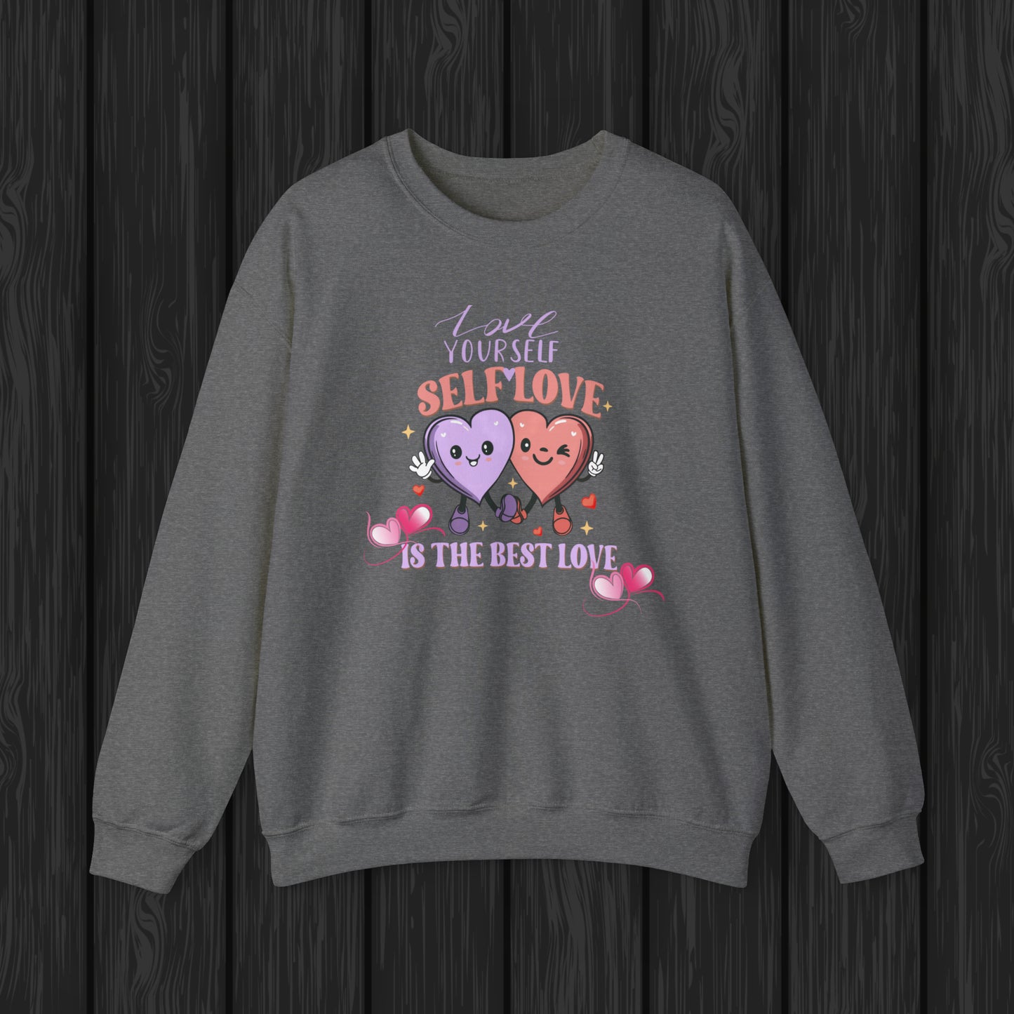 Happy valentines day Unisex Heavy Blend™ Crewneck Sweatshirt