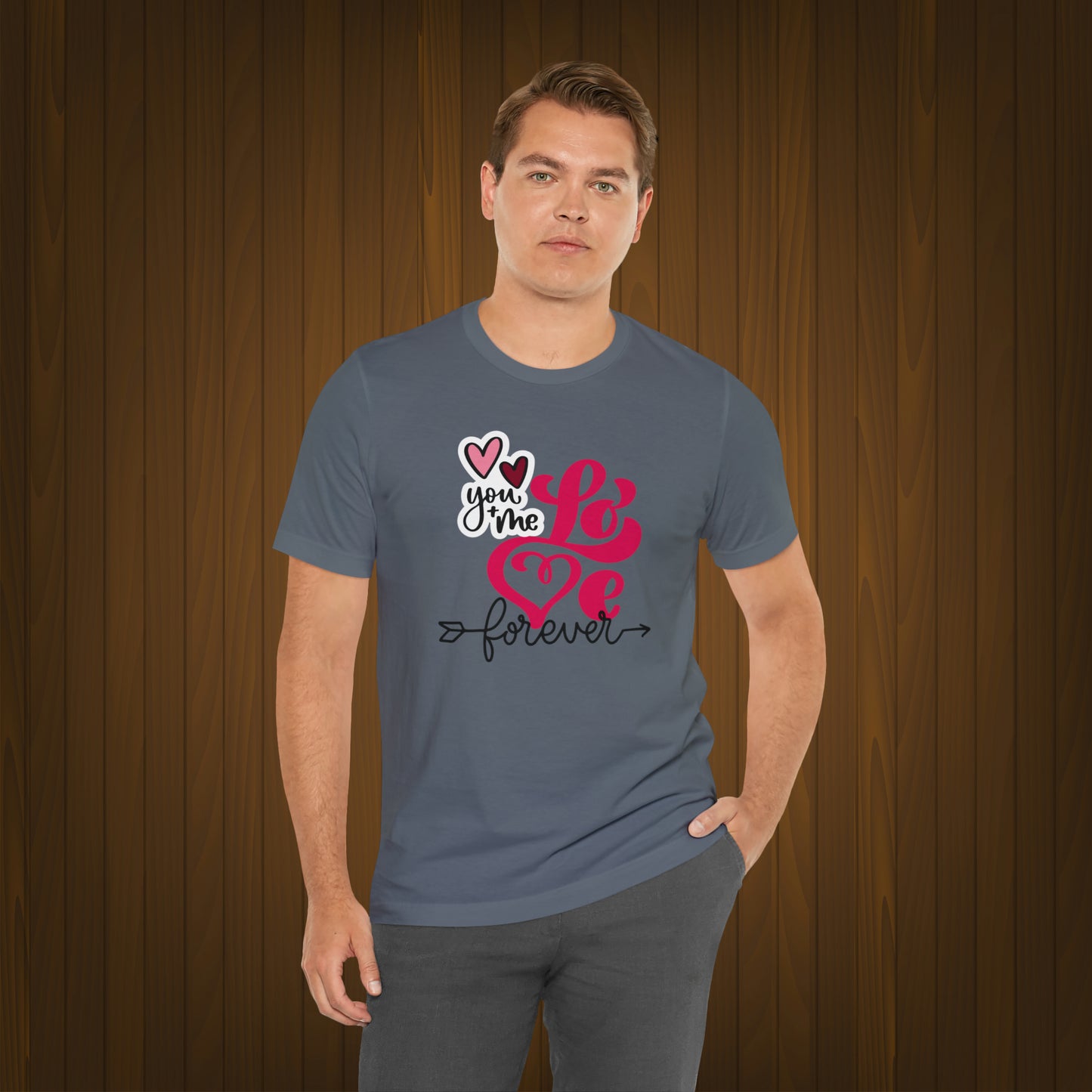 Happy valentines day Unisex Jersey Short Sleeve Tee