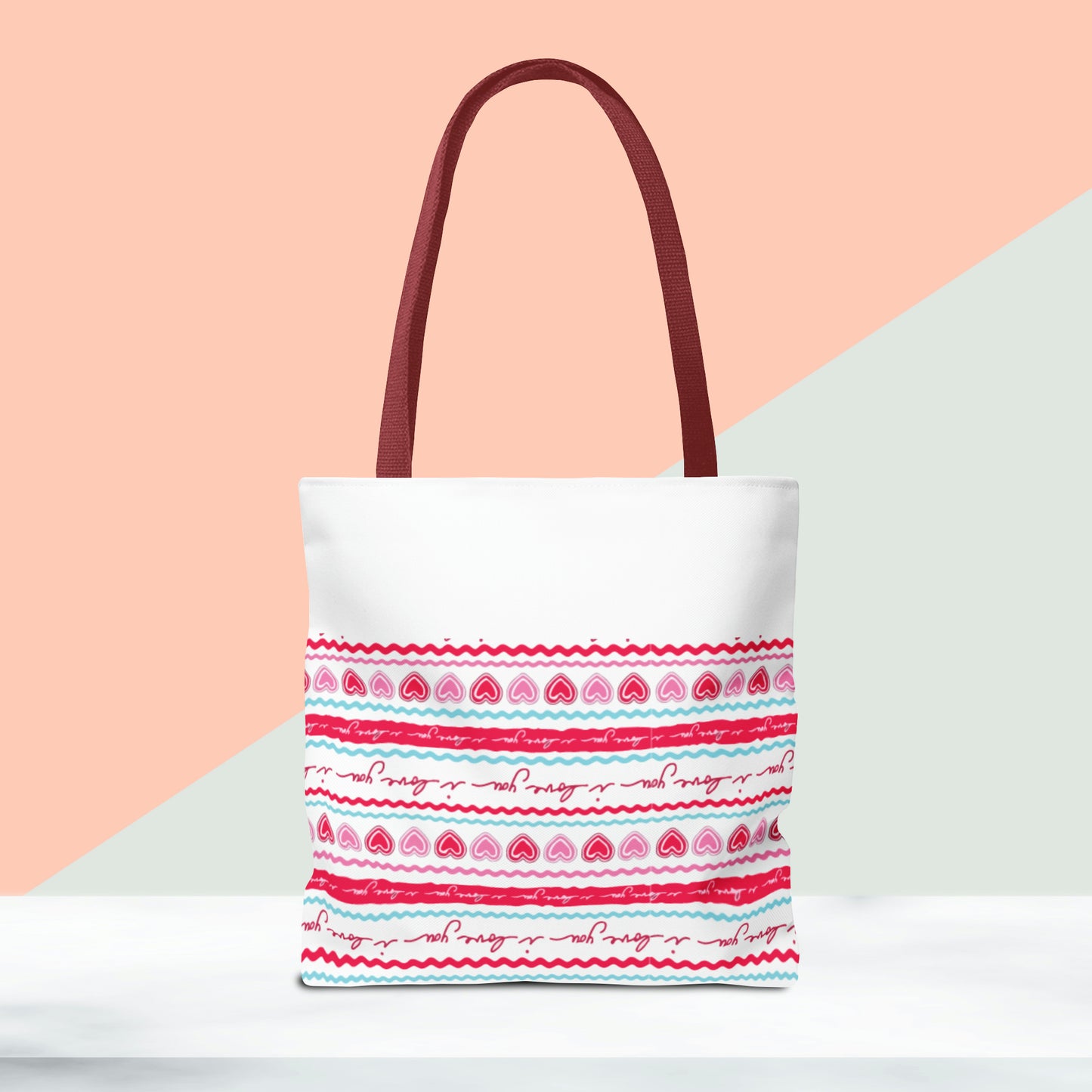 Happy Valentines Day Tote Bag