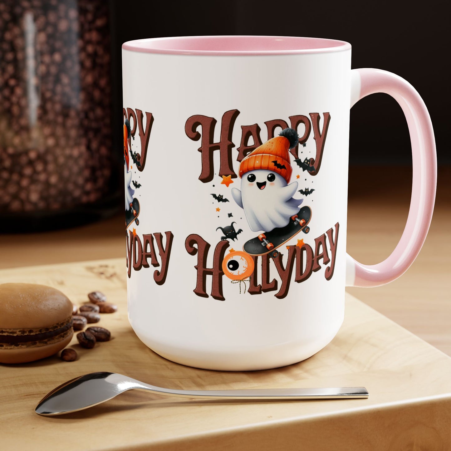 Happy Halloween Coffee Mug, Let's Go Halloween Coffee Mug, Trick or Treat Halloween Coffee Mug, Cute Skeleton Coffee Mug, Spooky Season Halloween Coffee Mug.