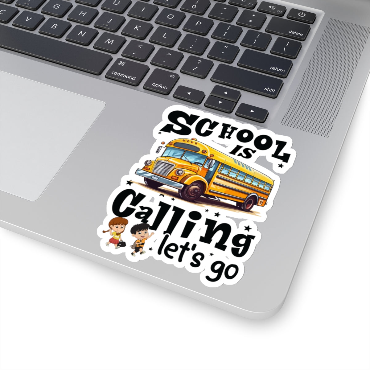 School Is Calling Back To School Kiss-Cut Stickers, First Grade Squad Kiss-Cut Stickers, Gift for First graders, Ready for School, Back to Learning.