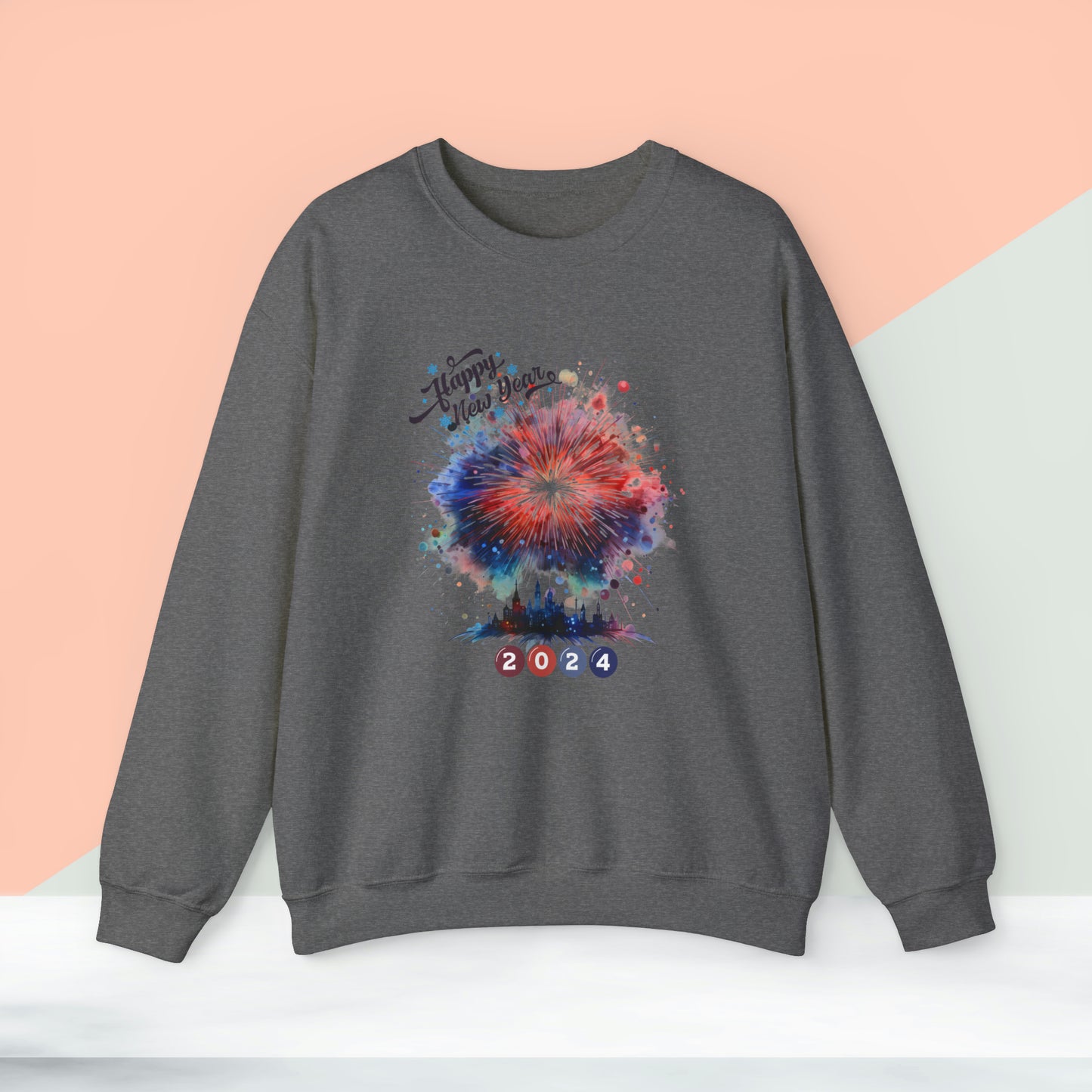 Happy New Year Unisex Heavy Blend™ Crewneck Sweatshirt