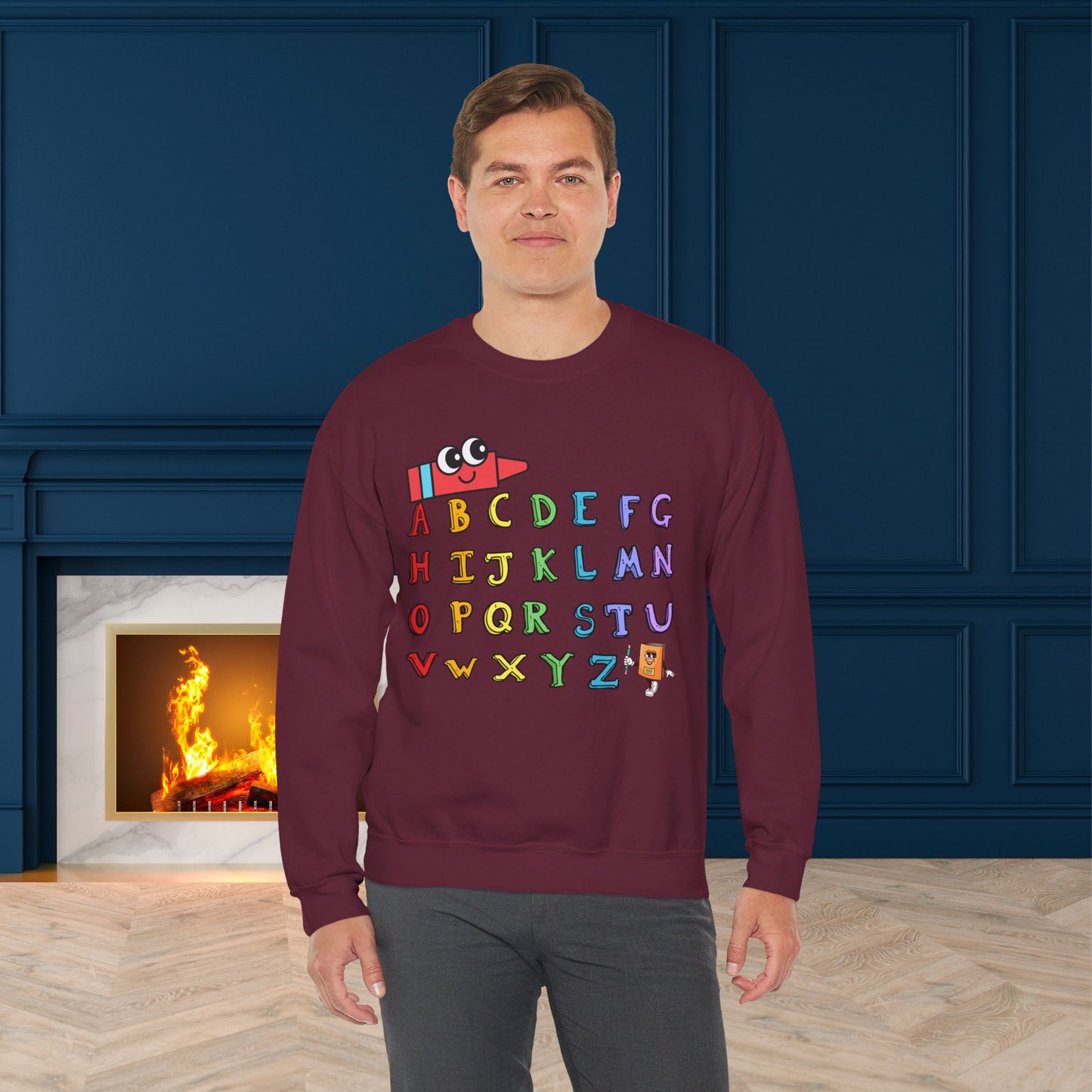 Back To school unisex heavy blend crewneck sweatshirt, We Love Teachers Sweatshirt,Teacher Back To school Sweatshirt. First Day Vibes Sweatshirt.