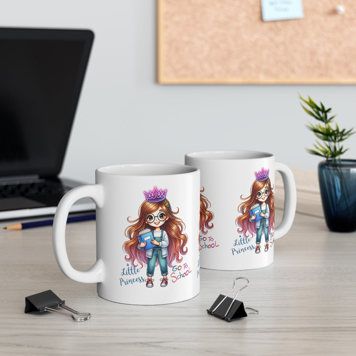 Little Miss Back To School Mug.11oz. Ready To Rule The School Mug.11oz. Ready for School Mug.