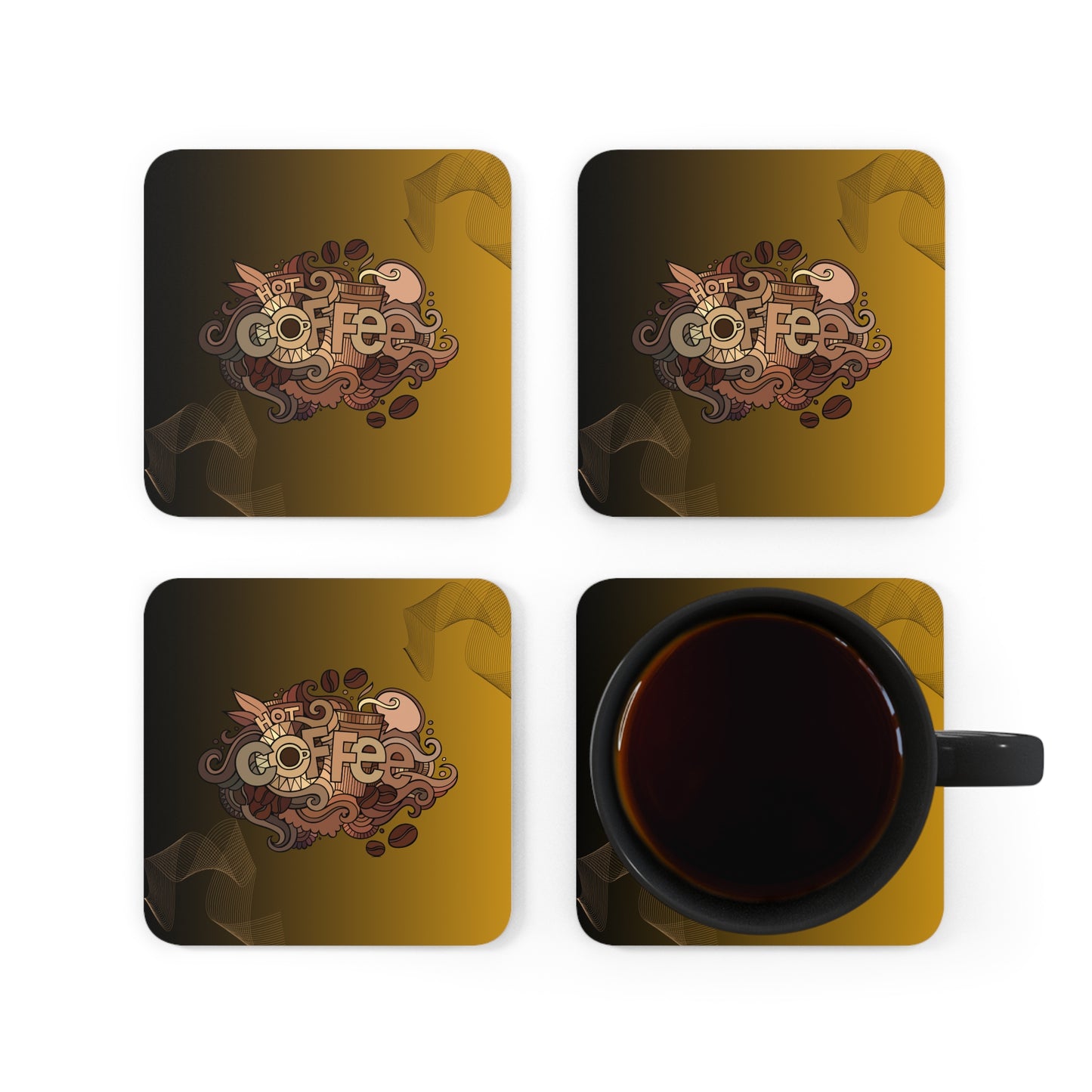 Corkwood Coaster Set