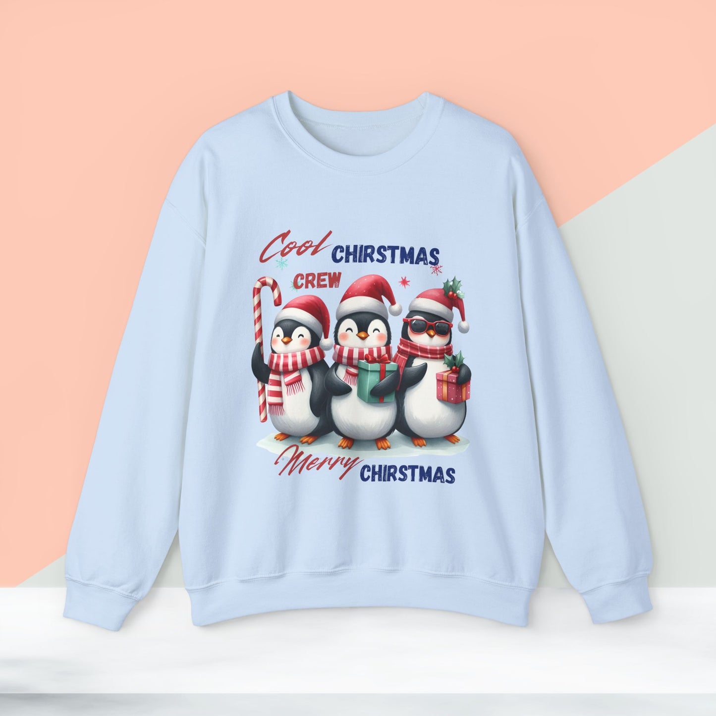 Cool Christmas Crew Christmas Sweatshirt - Unisex Heavy Blend, Merry Christmas, Festive, Christmas Gift, Crewneck, merry Christmas Sweatshirt, Christmas Sweatshirt Christmas Gift, Festive Sweatshirt.