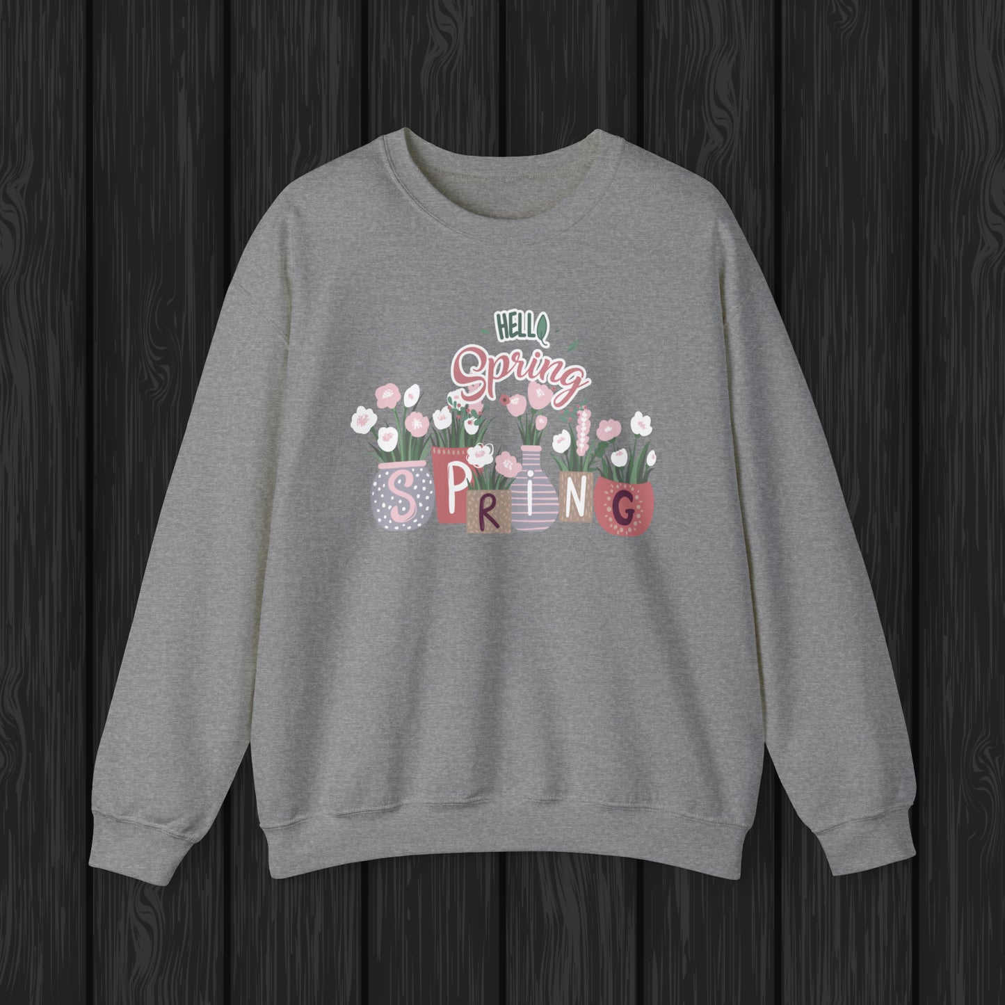 Hello Spring Unisex Crewneck Sweatshirt