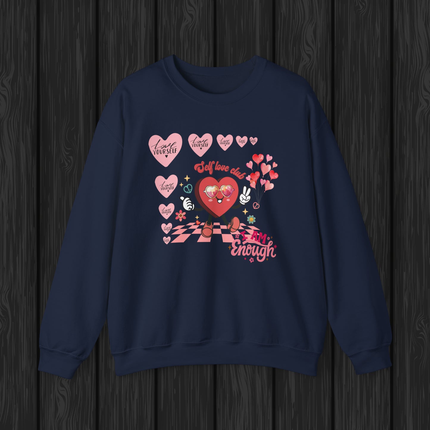 Happy valentines day Unisex Heavy Blend™ Crewneck Sweatshirt