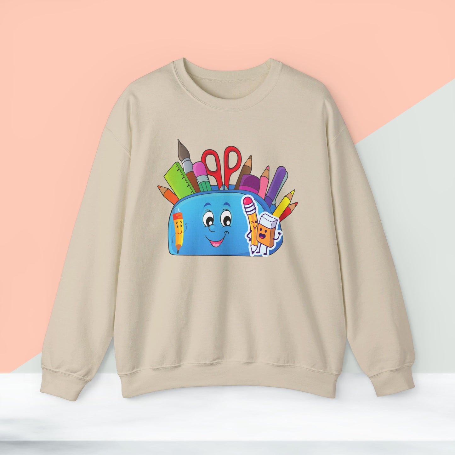 We Love Teachers Sweatshirt, Back To school unisex heavy blend crewneck sweatshirt, Teacher Back To school Sweatshirt. First Day Vibes Sweatshirt.