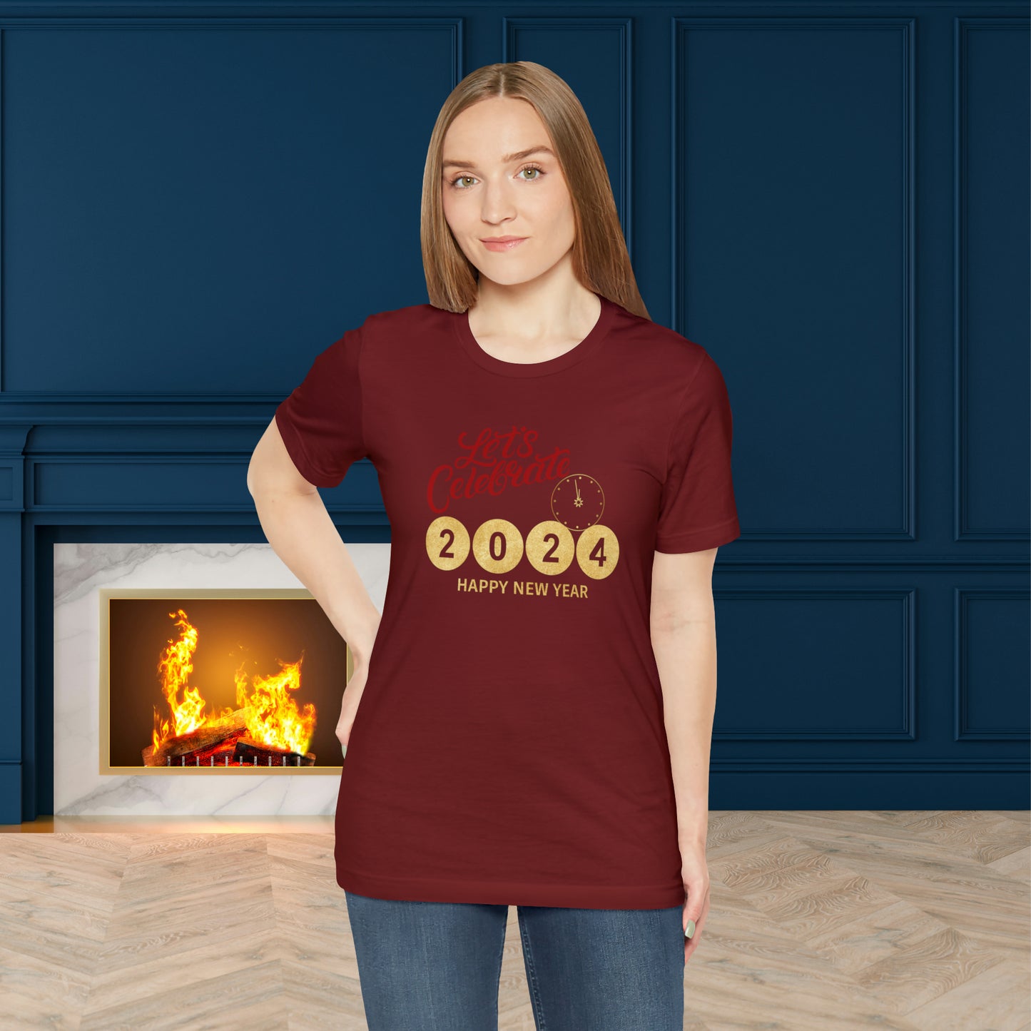 Happy New Year Unisex Jersey Short Sleeve Tee