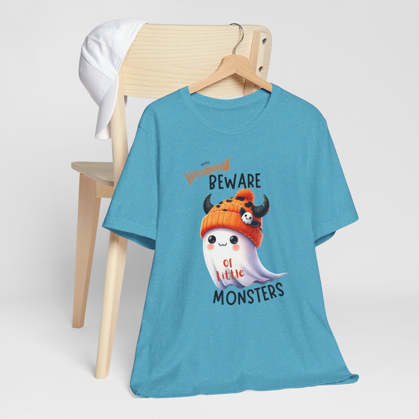 Beware Of Little Monsters T-shirt, Happy Halloween Skeleton T-shirt, Happy Halloween T-shirt, Trick Or Treat T-shirt, Halloween T-shirt, Cool Halloween T-shirt, Spooky T-shirt,