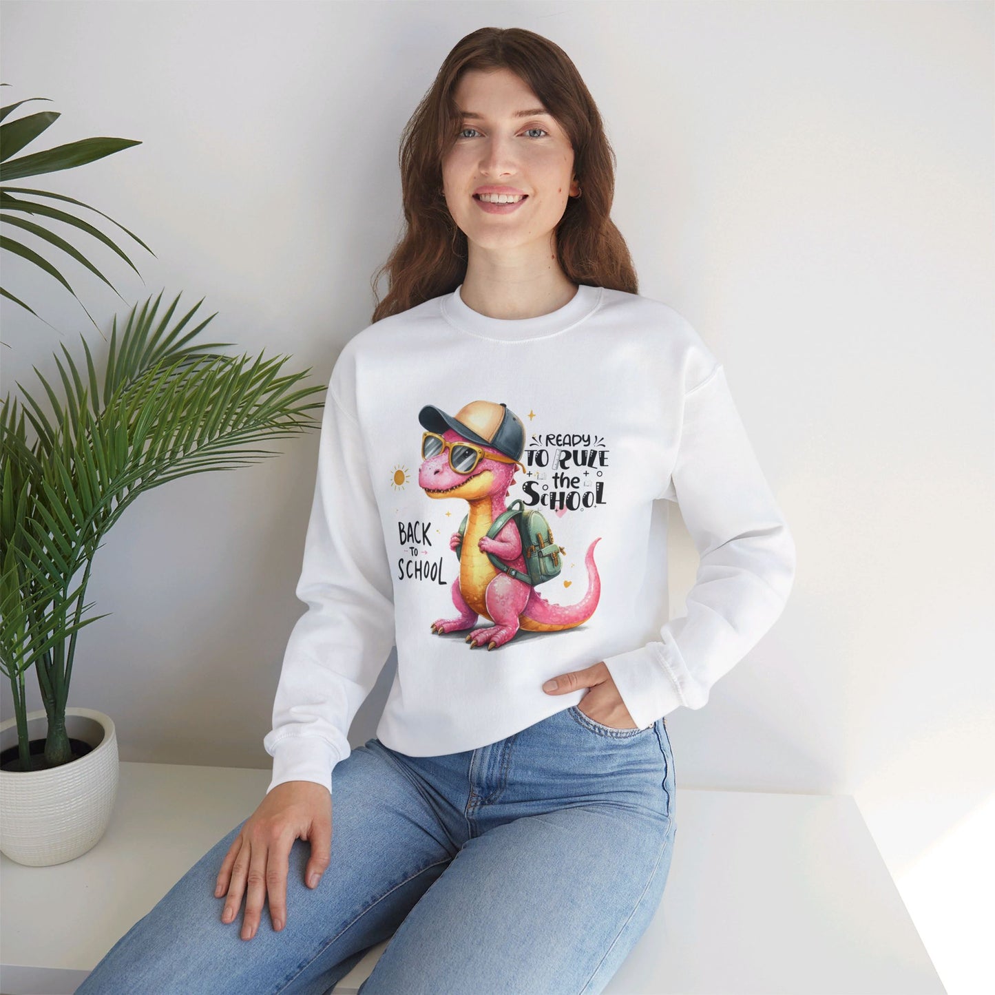 Back To school unisex heavy blend crewneck sweatshirt, We Love Teachers Sweatshirt,Teacher Back To school Sweatshirt. First Day Vibes Sweatshirt.